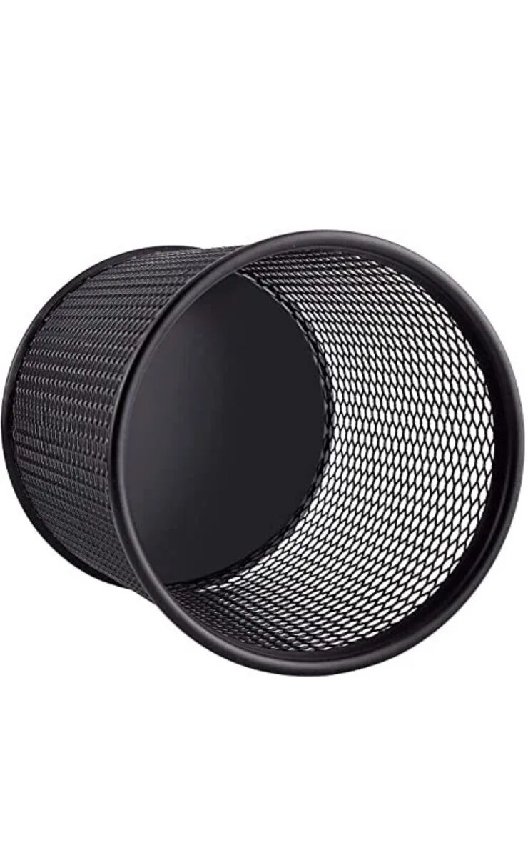 Pen Holder Pencil Holder Mesh Metal Pen Cup Holder Pencil Cup 1 PACK CIRCLE