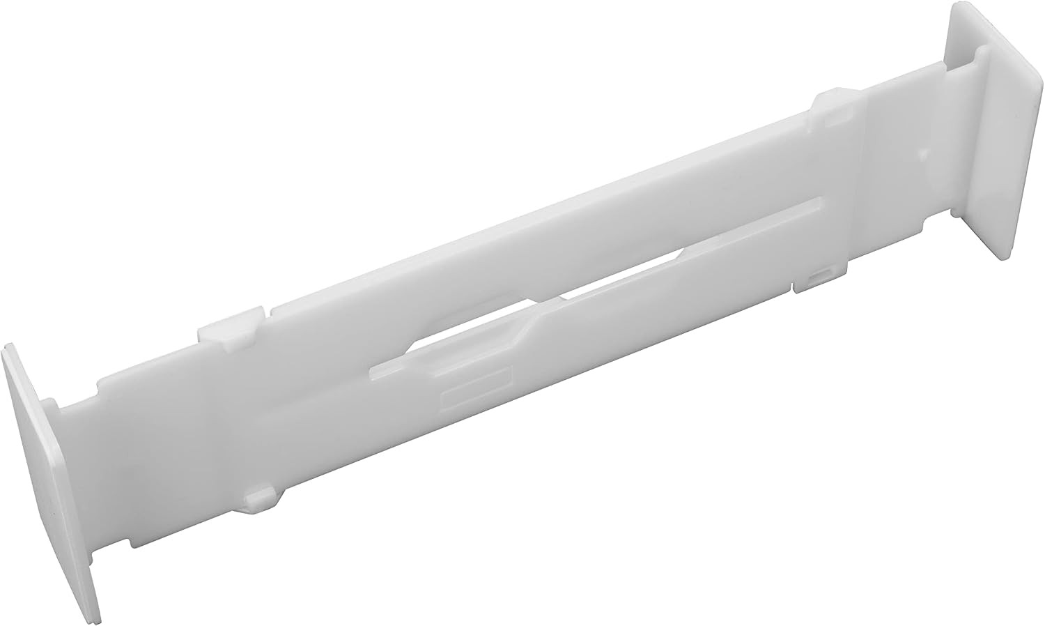 Adjustable Drawer Dividers | Set of 2 | Plastic Slotted Organizer | Bedroom Dres