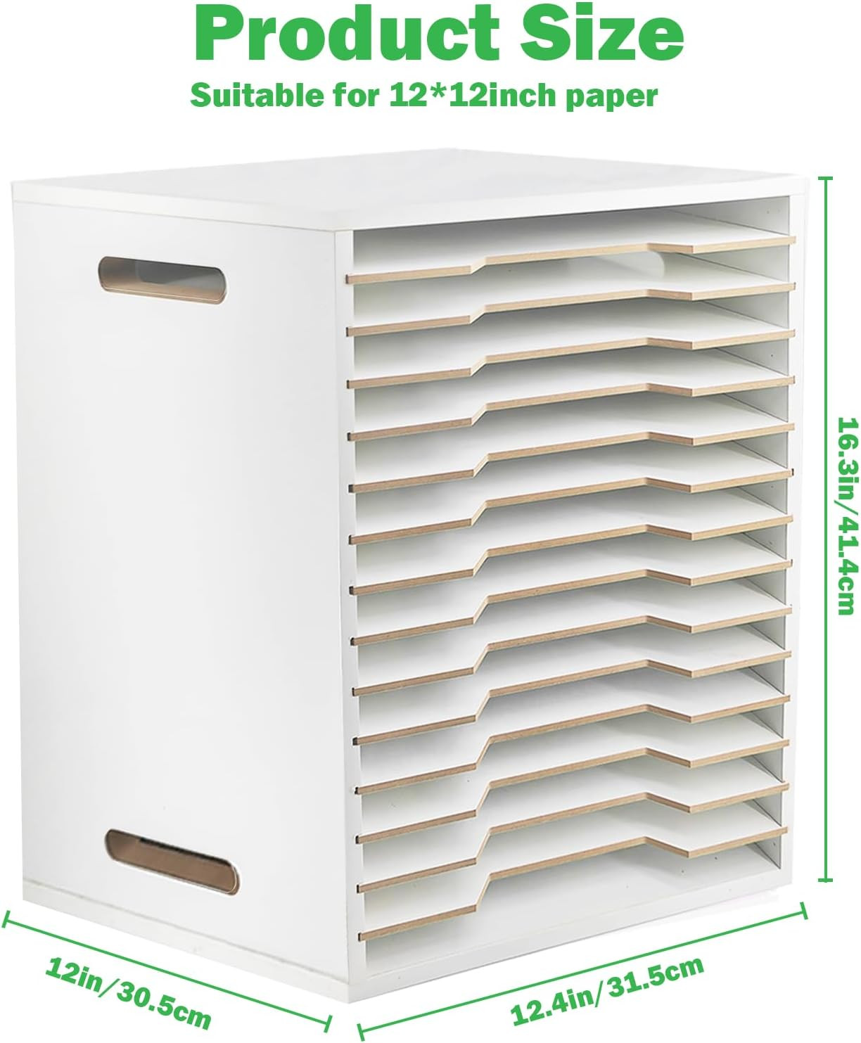 15-Tier Adjustable Paper Organizer for Home Office & Craft Storage Solution