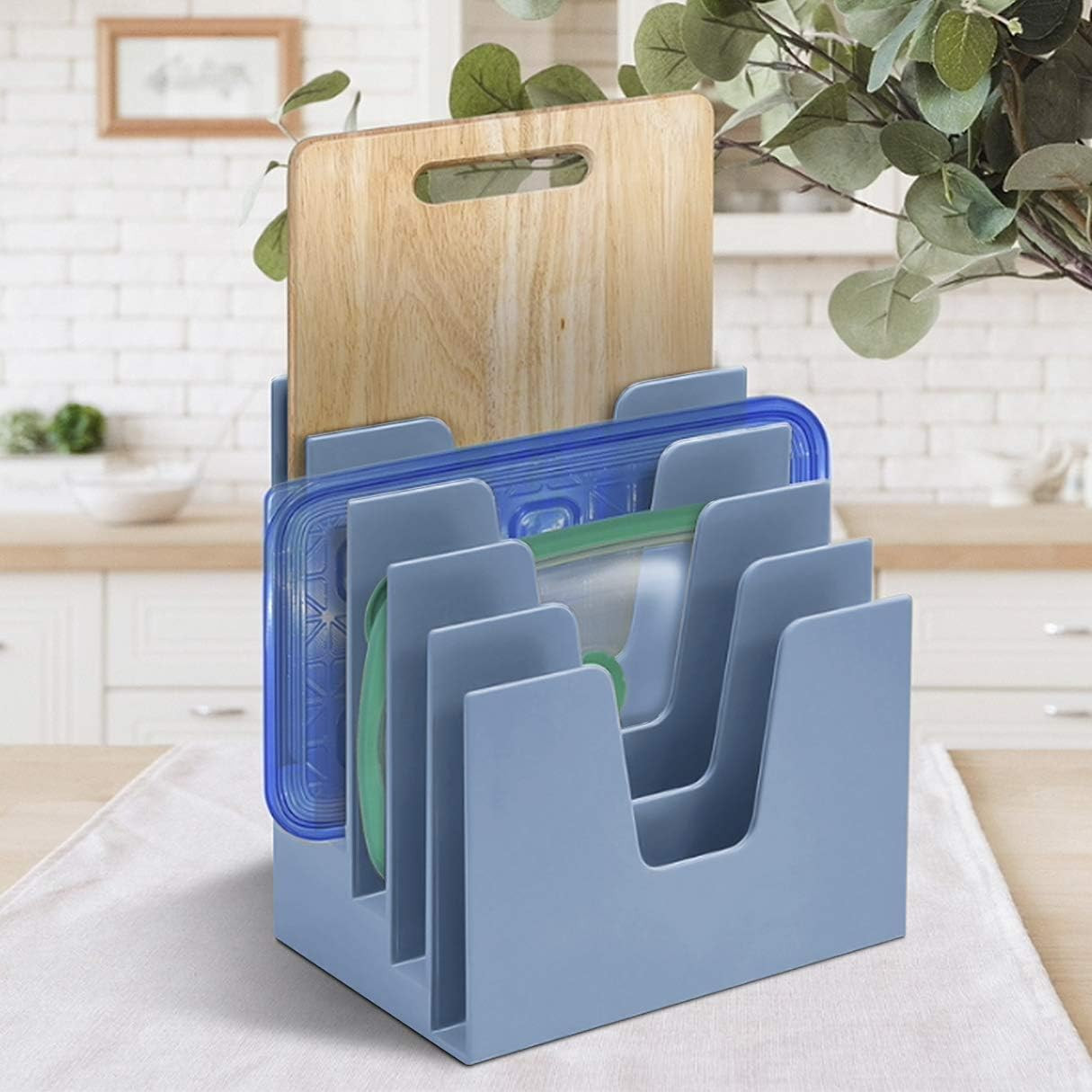 5 Section Incline File Sorter Organizer, Mail, Folder, Letter Desk Organizer, Ra