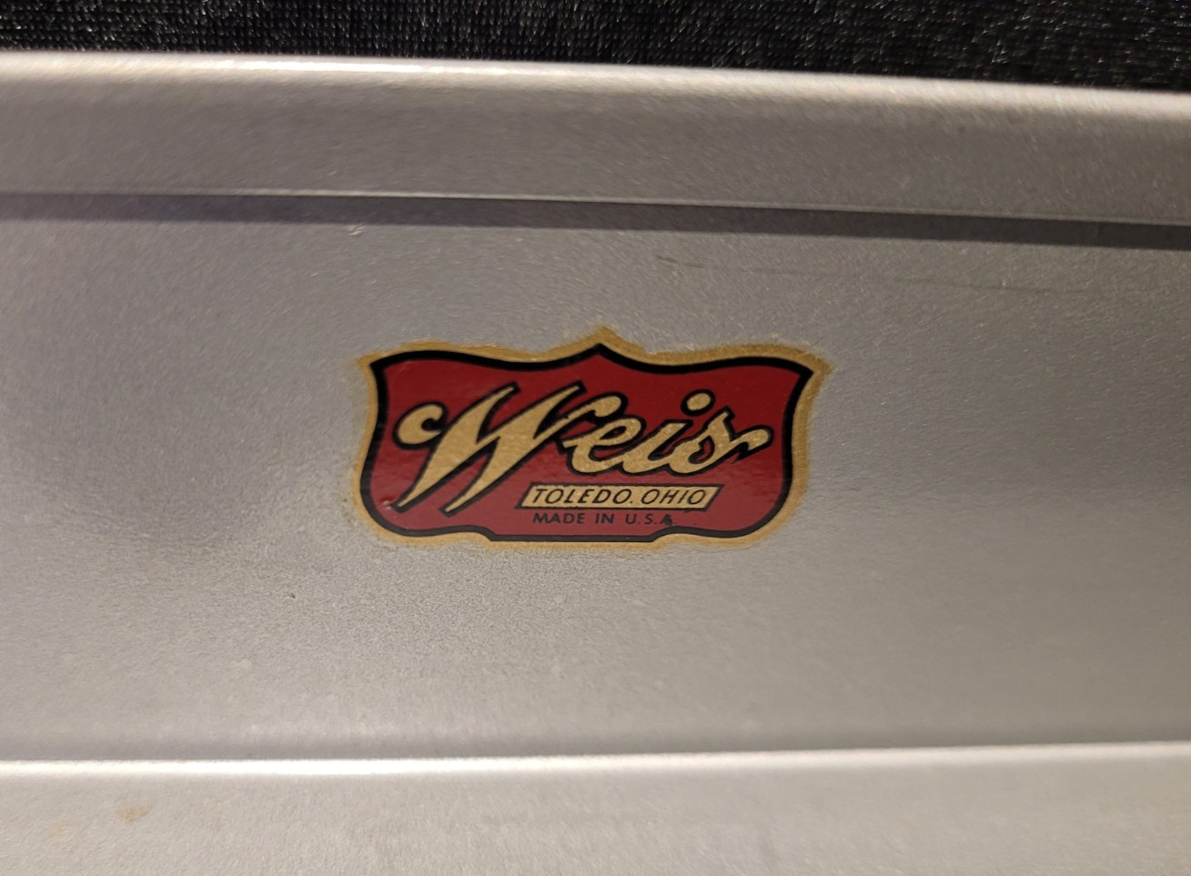 Vintage Weis Industrial Metal Desk/Wall Paper Organizer 3-tier