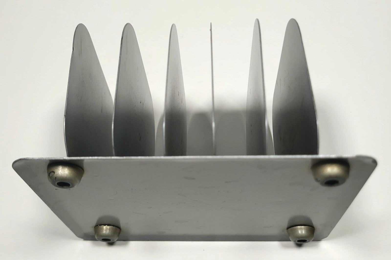 Vintage Steel LIT-NING Five Slot Desktop Paper Organizer Model 1-M