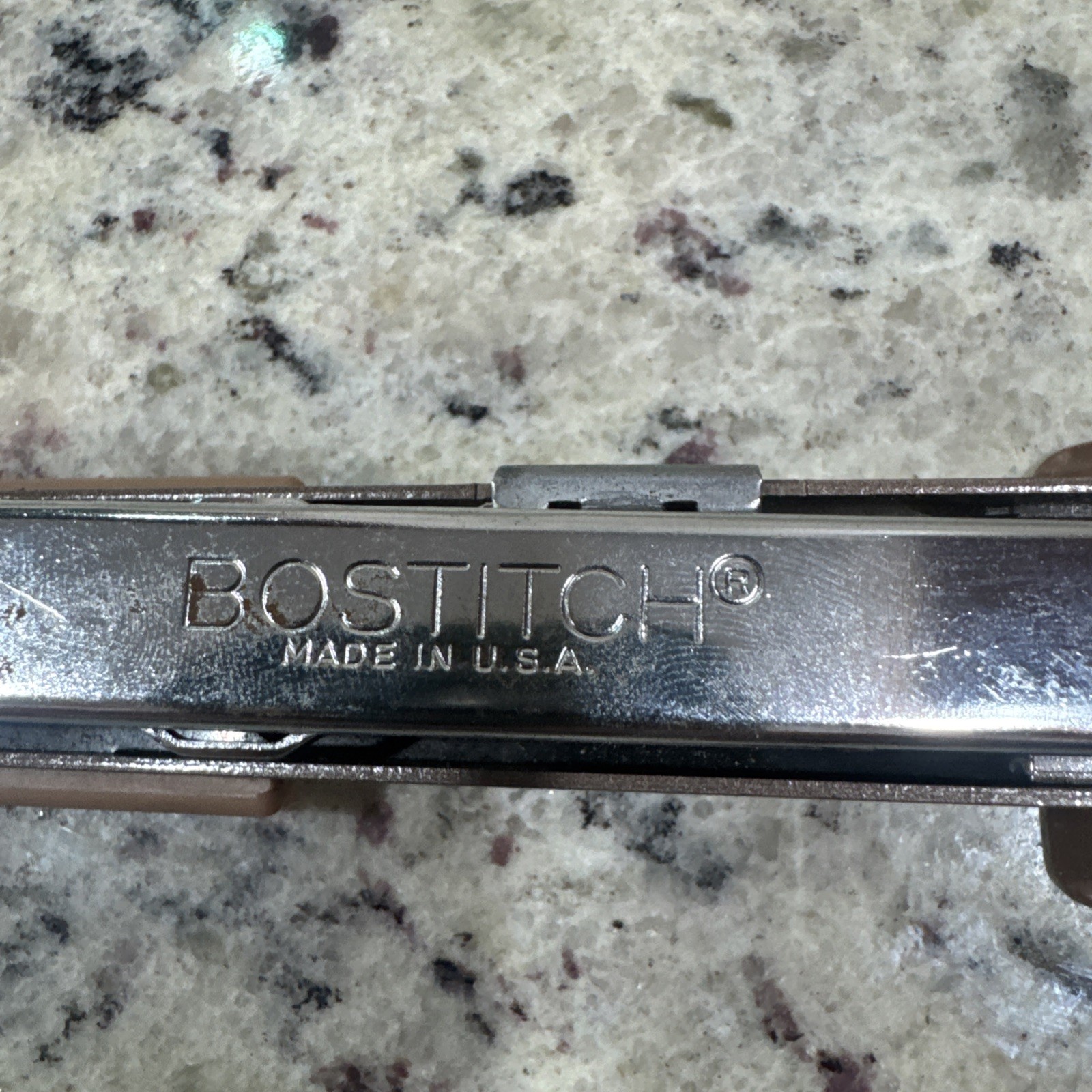 VTG Bostitch B8 Stapler With Staple Remover Brown Desktop Office WORKS