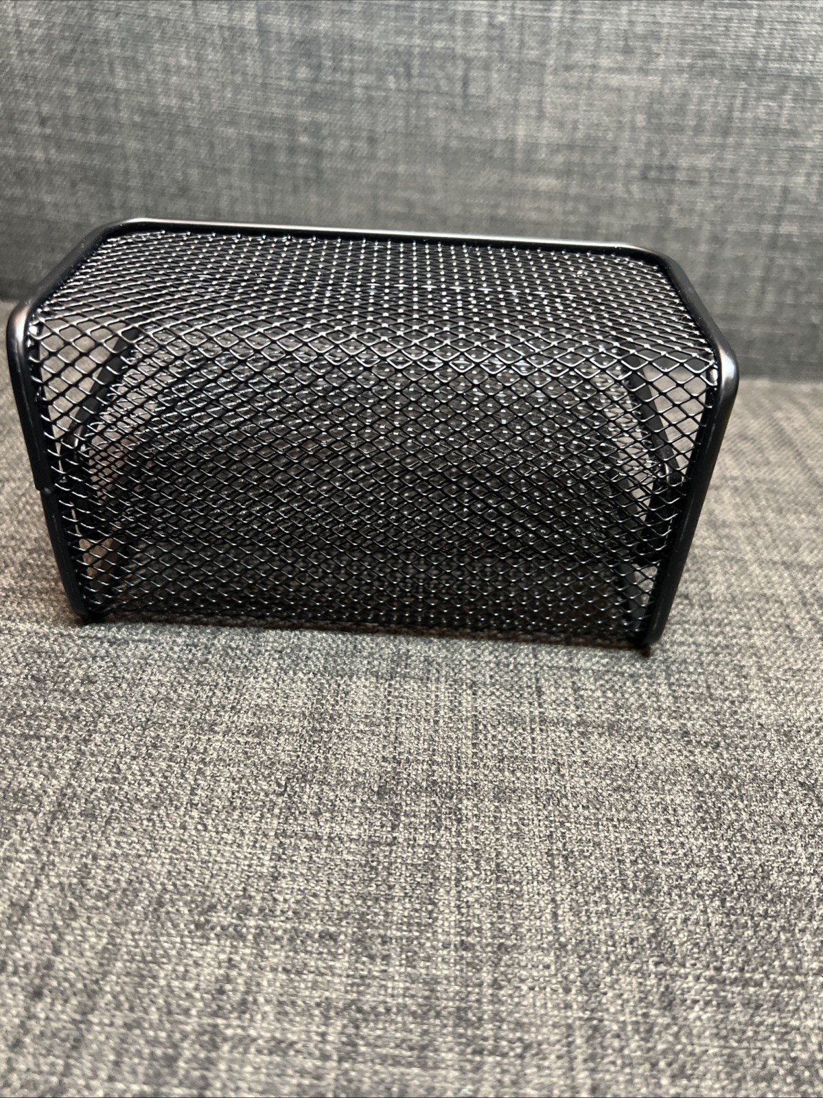 Wire Metal Mesh Desk Organizer Mail Letter File Sorter Holder Black 3 Slots