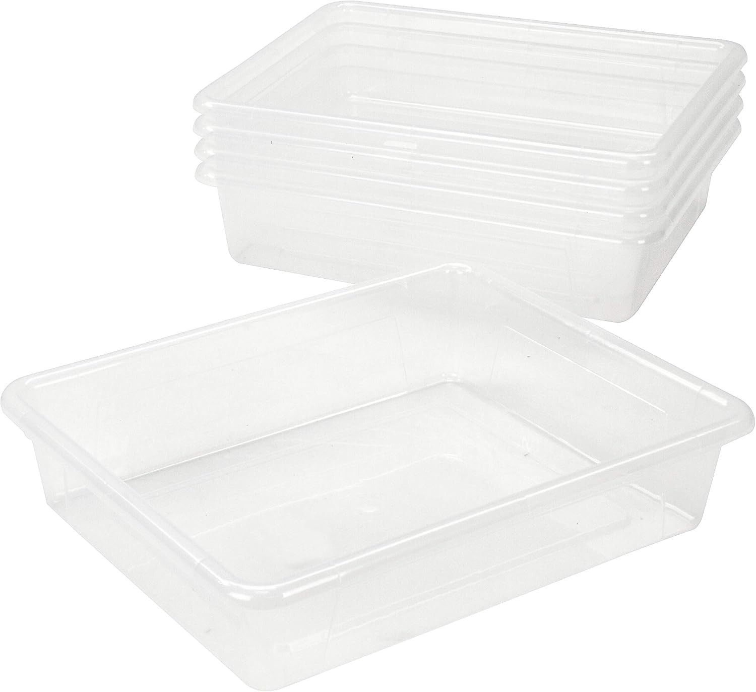 Letter Size Deep Storage Tray Organizer Bin Classroom Office & Home