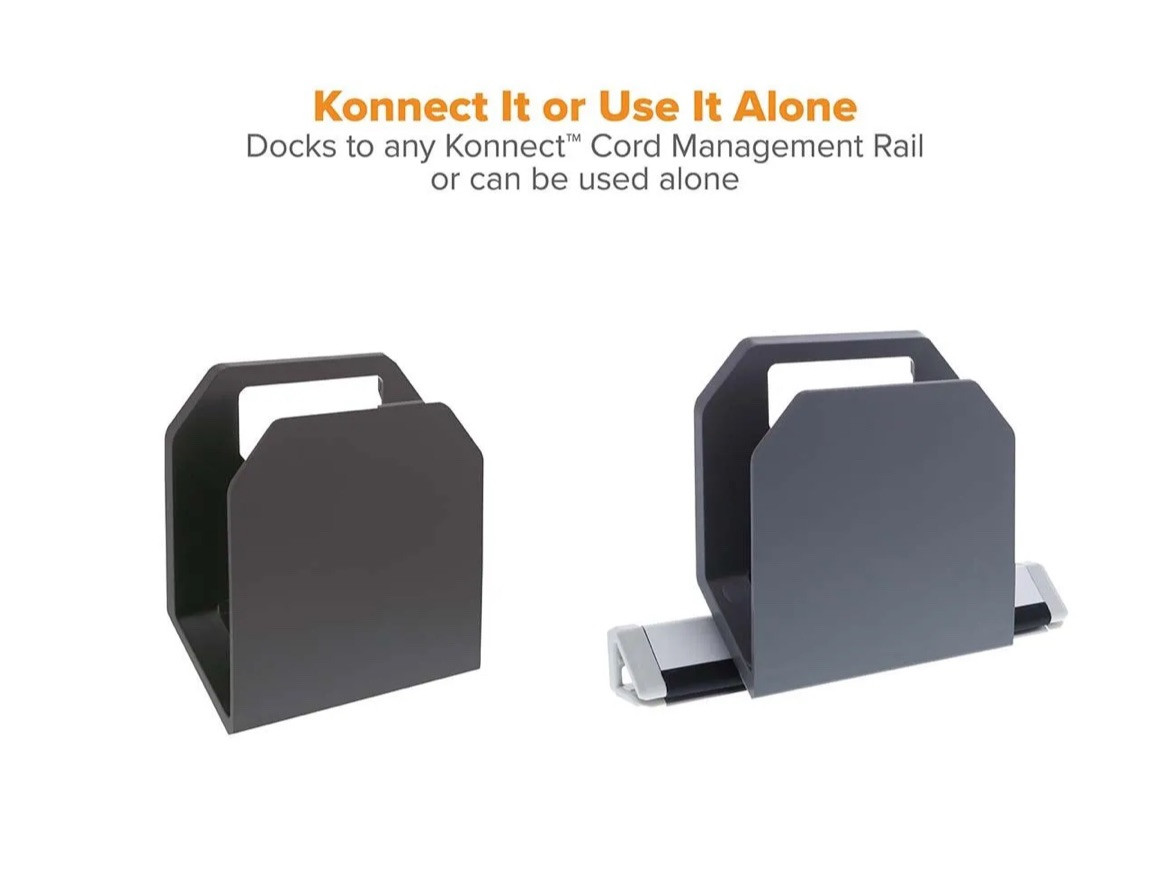 Bostitch Konnect*3 Piece File Organizer**GRAY 4 Ways to Mount**BNIP