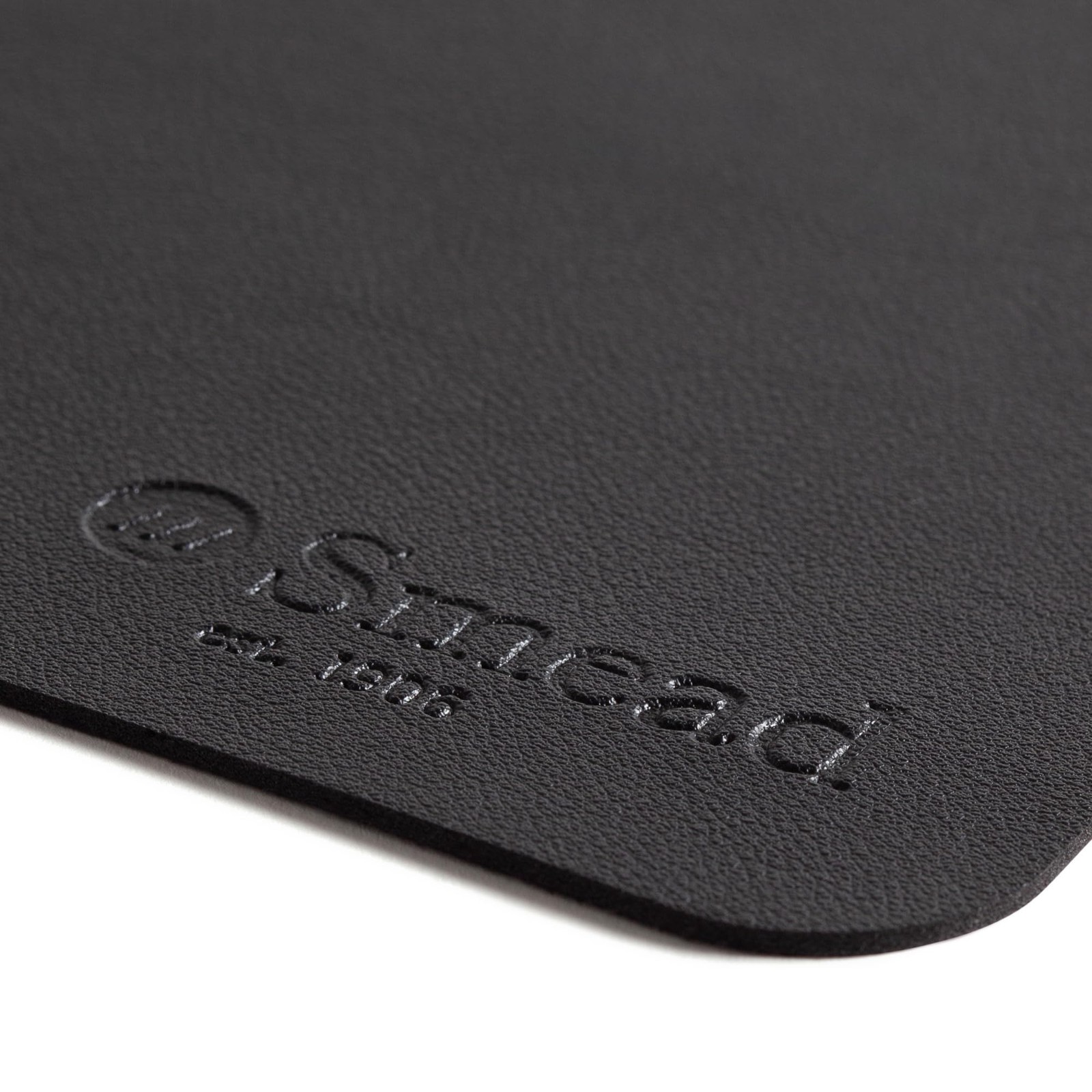 Smead Desk Pad, Vegan Leather Mat with Non-Slip 13.7″ x 23.6″, Dark Gray