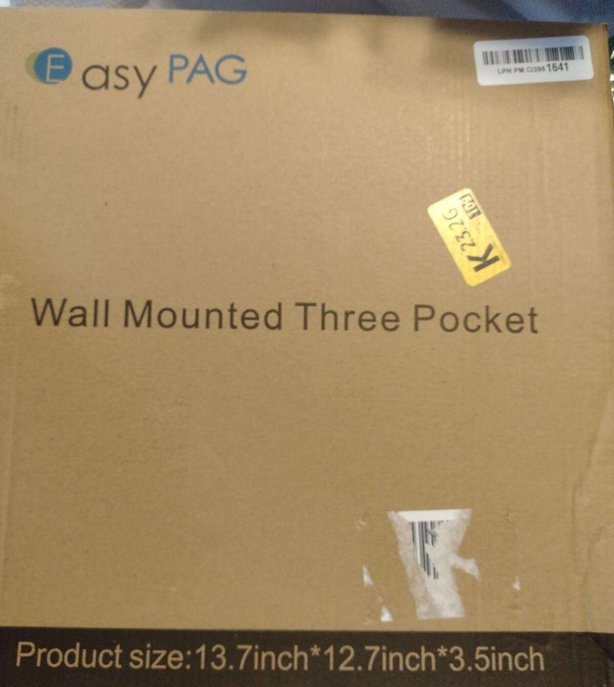 3 Pockets Mesh Hanging File Organizer Wall Mounted File Magazine Holder Rack NEW