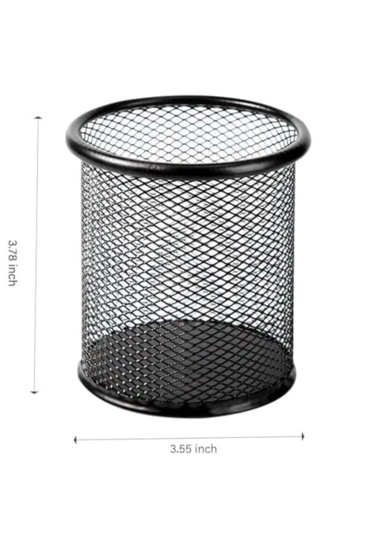 Pen Holder Pencil Holder Mesh Metal Pen Cup Holder Pencil Cup 1 PACK CIRCLE