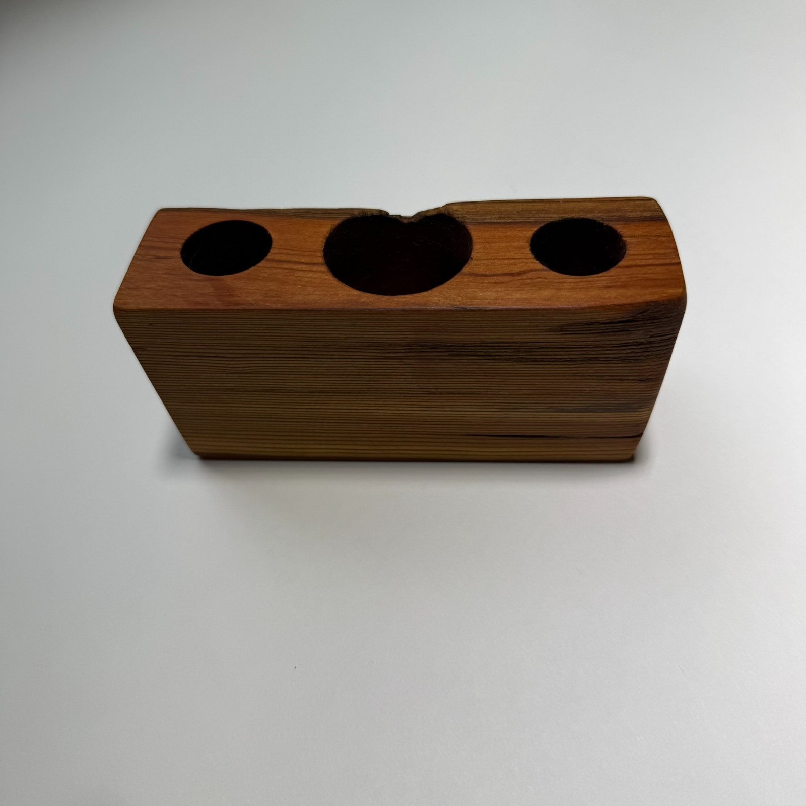 Heart Pine Desk Caddy – Handmade Gift for Writers, Artists, Teachers, or Anyone.