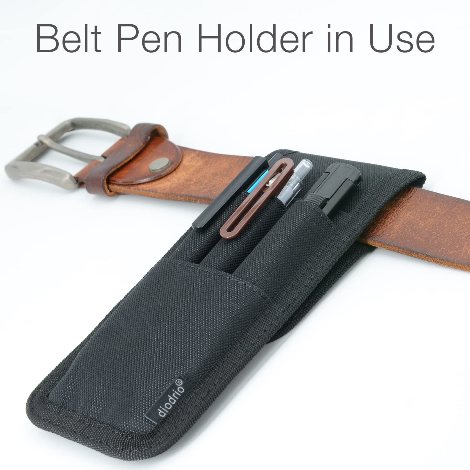 Belt Pen Holder Pencil Holder Pouch Pen Sleeve Case Holster for Belt Hold