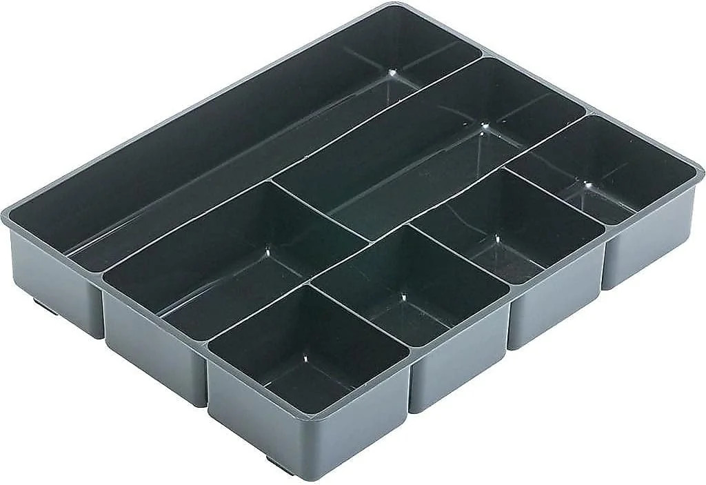 Rubbermaid Extra Deep Desk Drawer Director Tray, Plastic, 11.875 x 15 x 2.5 Inch