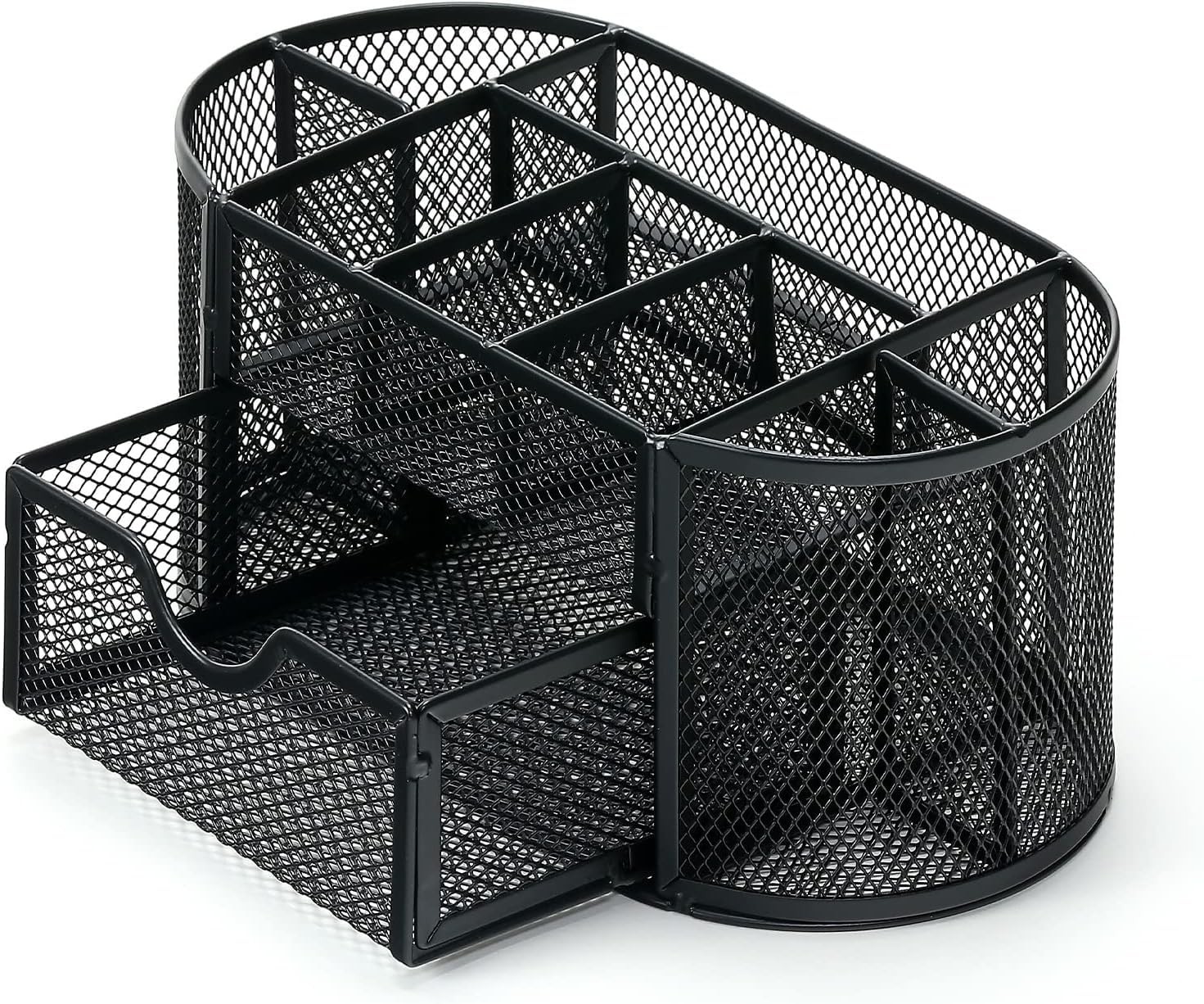 nuyooioo Mesh Desk Organizer, Basics Pen Holder and Organizer with Black