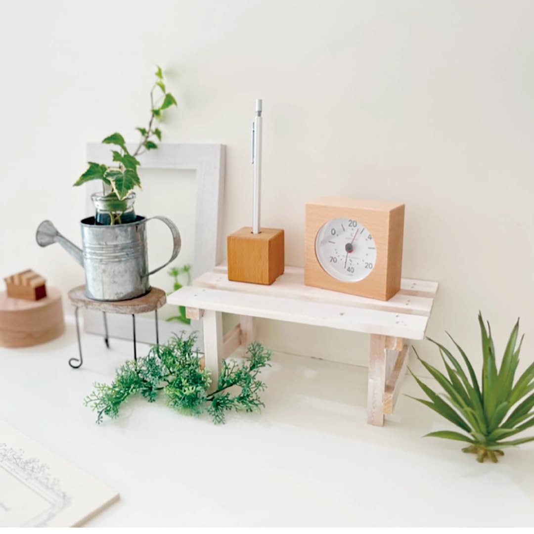 KATOMOKU Hygrometer Natural Square Wooden Wall & Desk Japan