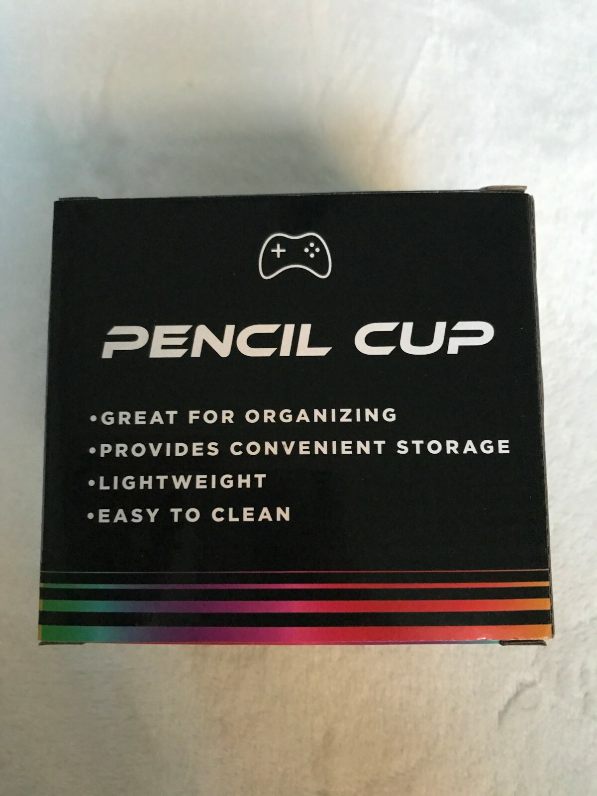 Best Brands Black &White Lightweight Easy To Clean Soccer Ball Pencil Cup Holder