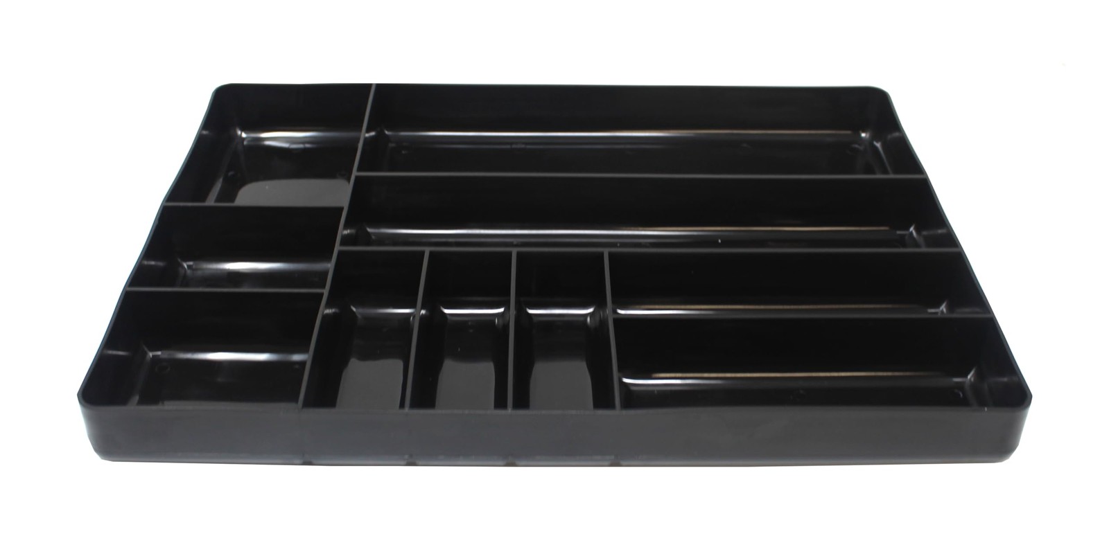 JSP Manufacturing Black Stackable Lightweight 10 Compartment Organizer Tray…