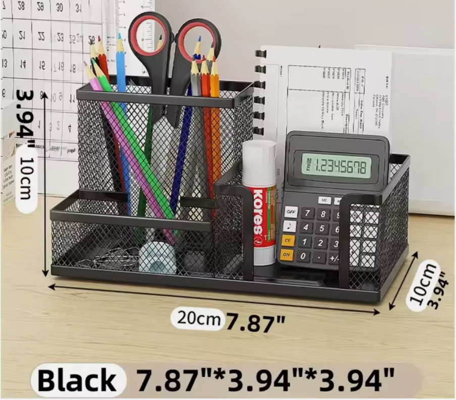 SUPEASY Mesh Desk Organizer, Desk Accessories & Workspace Organizers