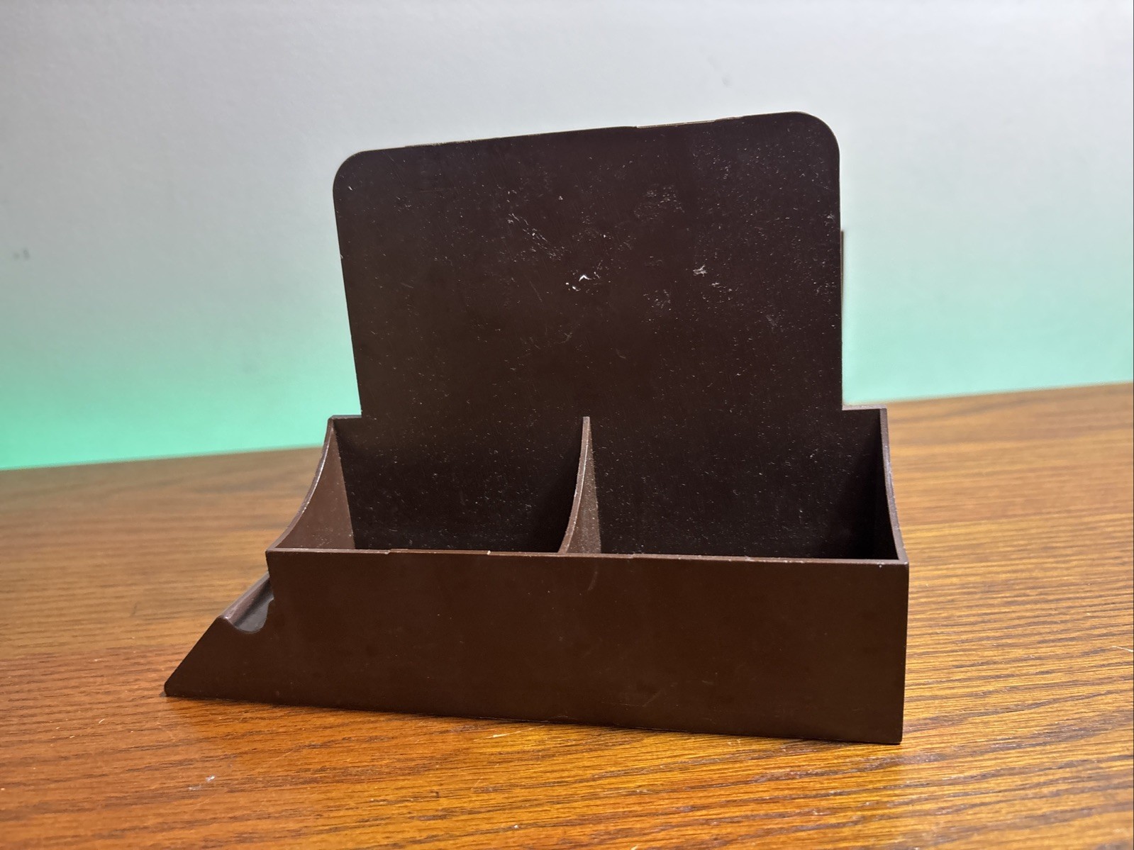 Vintage MCM Retro Action Industries Desk Office Organizer Paper Mail Pens