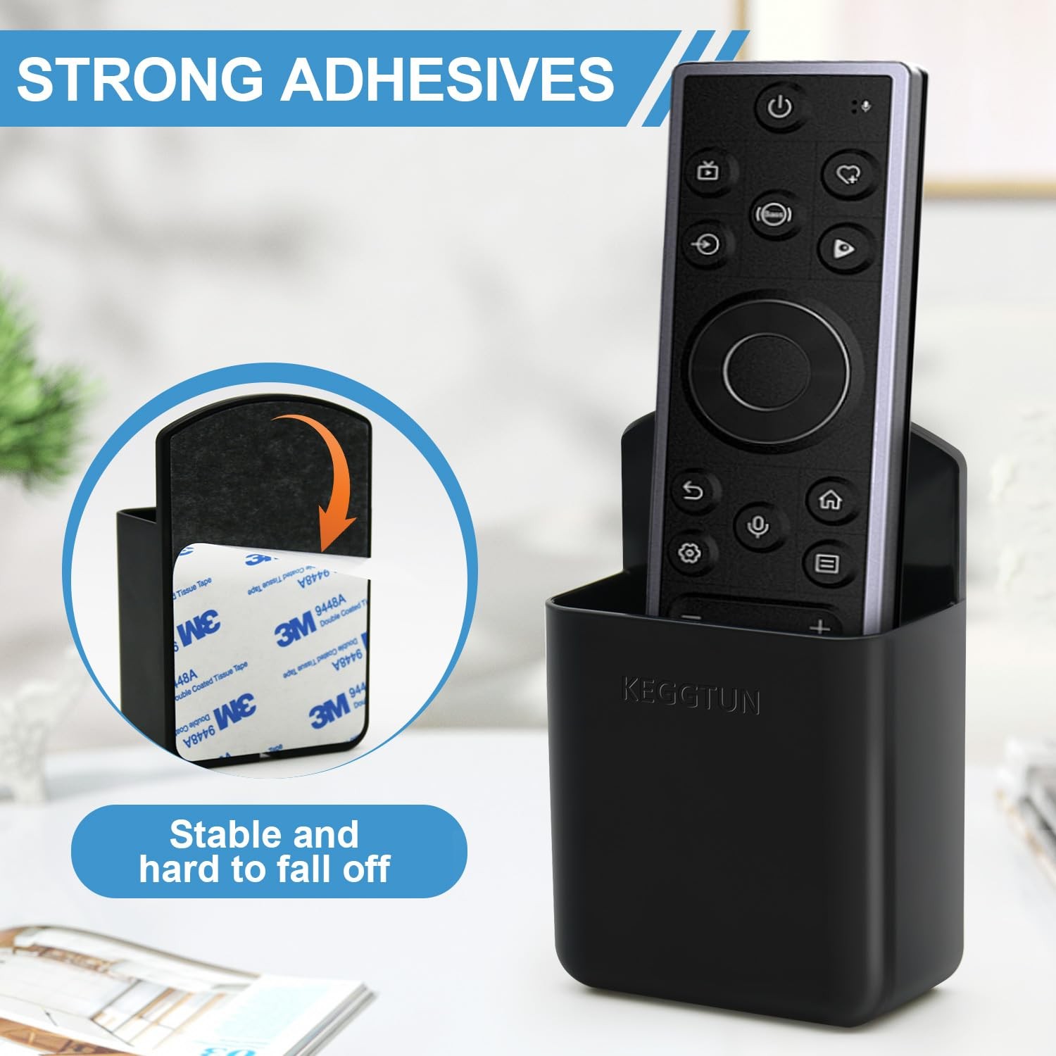 Remote Control Holder Wall Mount, TV Remote Holder Wall Mount, Marker Holder,…