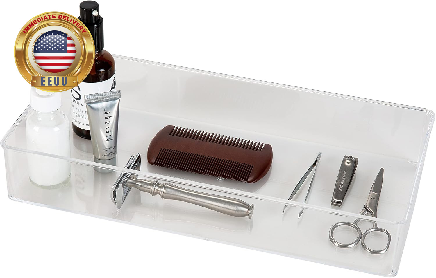 Medium Rectangular Drawer Organizer, Super Clear ⭐️⭐️⭐️⭐️⭐️