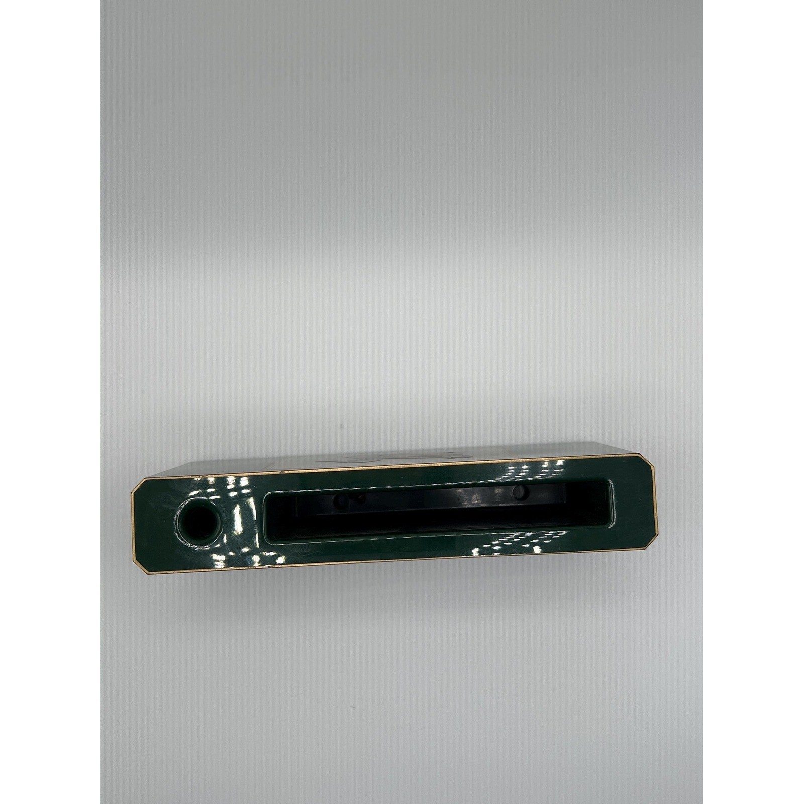 Vintage Green Mallard Duck Desk Organizer Lacquered Pen & Paper Holder