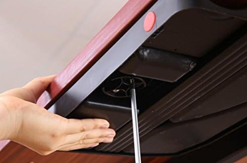 Screw-On Under Desk 360-Degree Swivel Drawer Perfect Office Storage Accessory