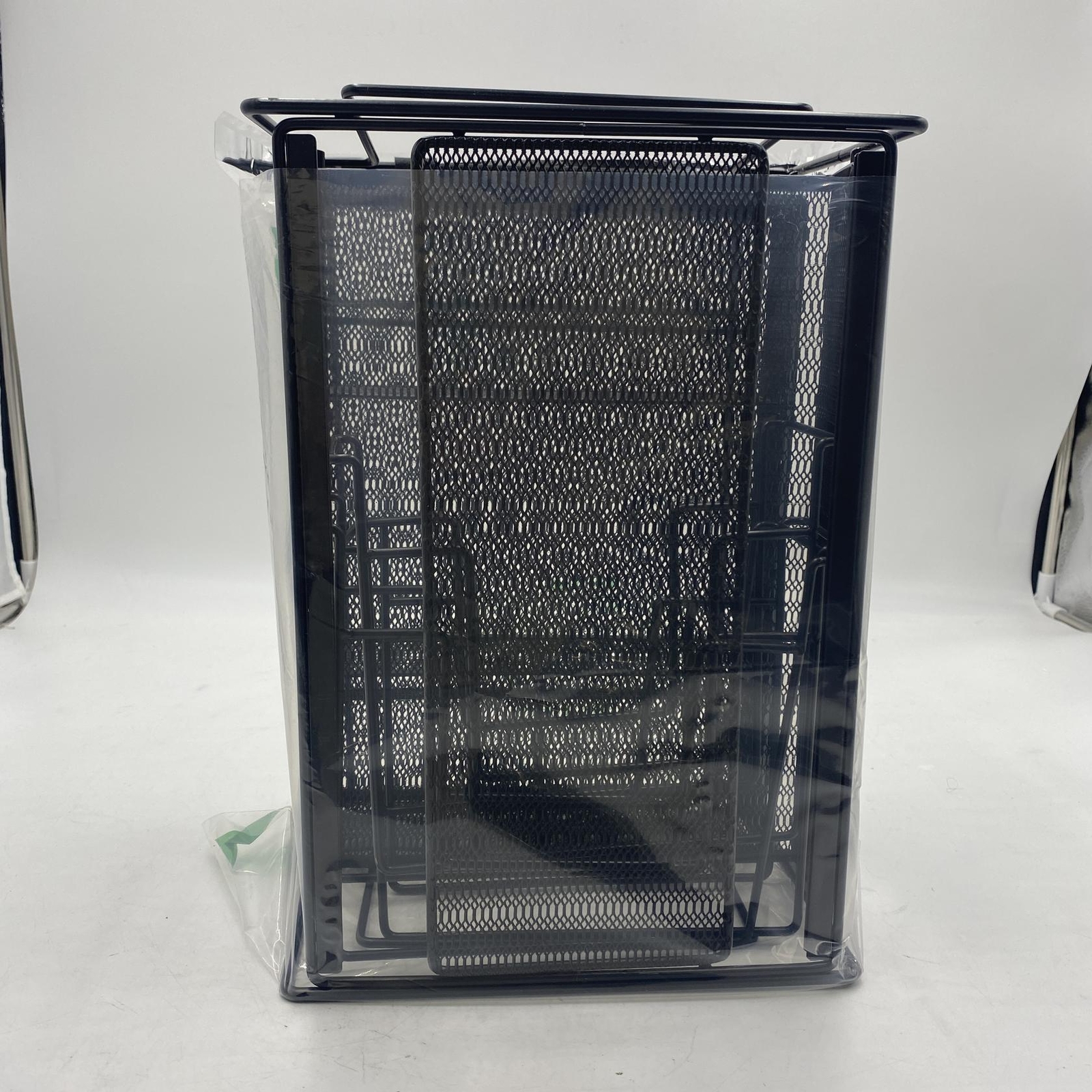 Blu Monaco Black Workspace Desk Organizers & Storage with File Organizer