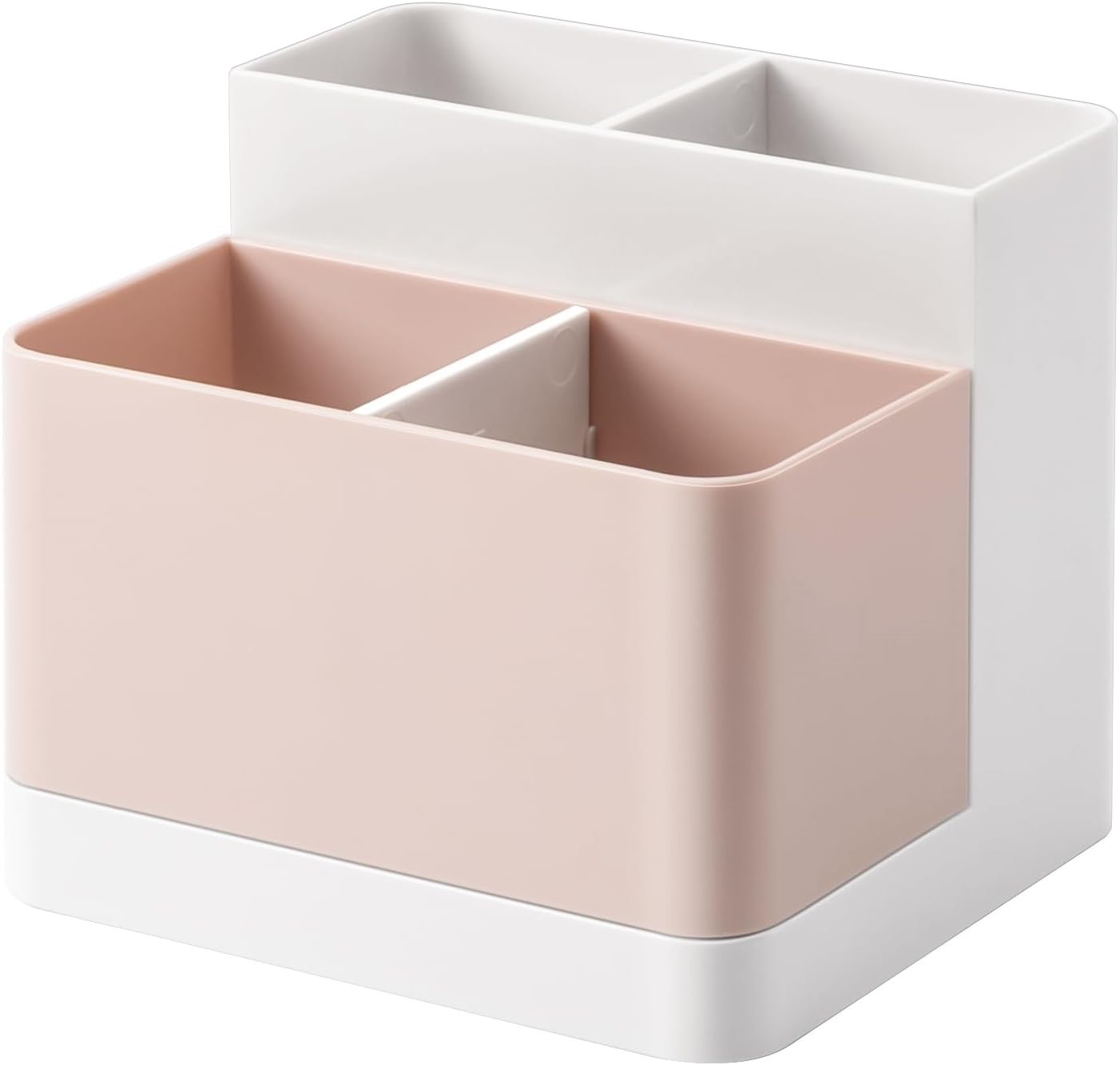 4-Compartment Lightweight Desk Caddy for Pens, Accessories & Cosmetics Care