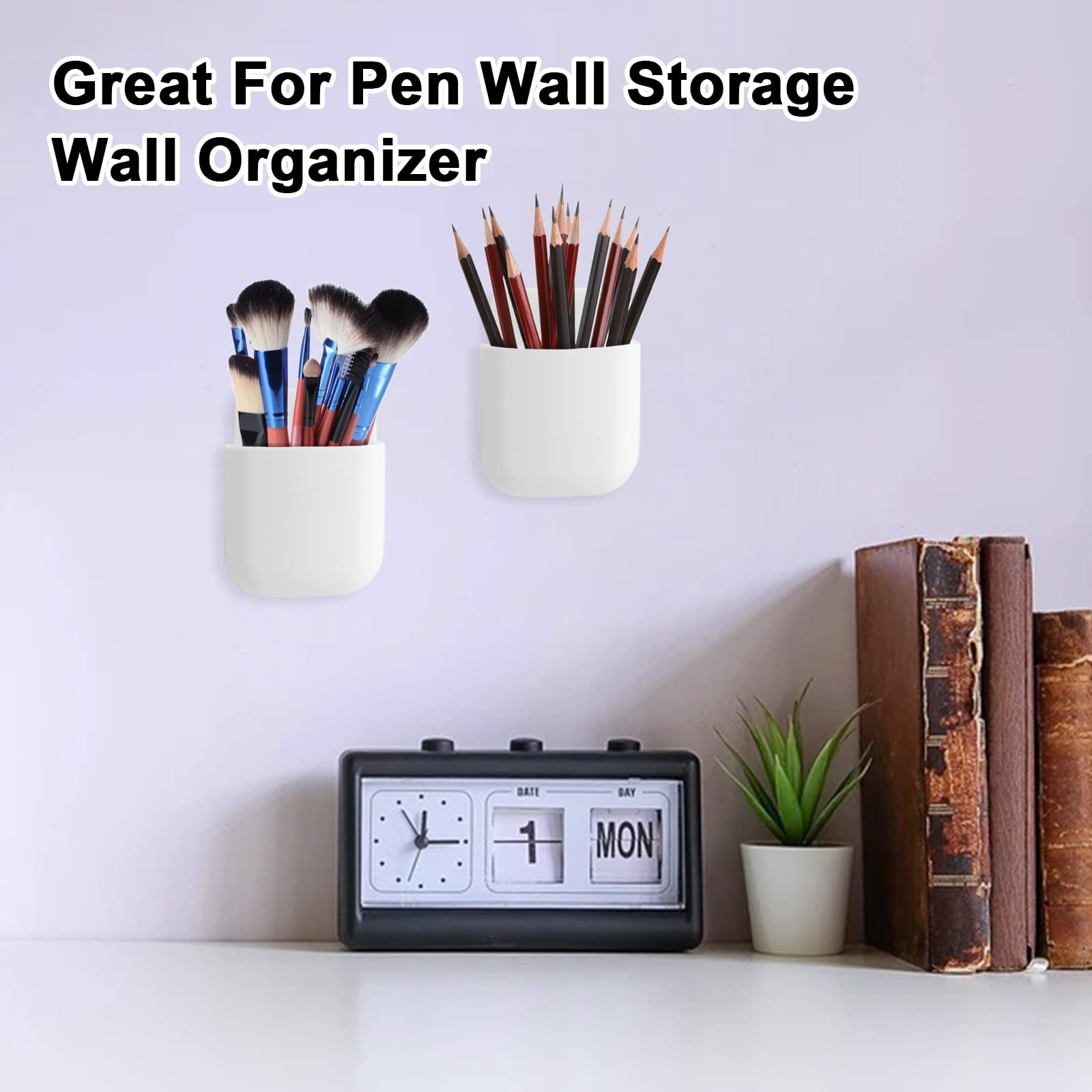 3 Pcs Remote Control Holder Wall Mount Self Adhesive Remote Case Hole-Free St…