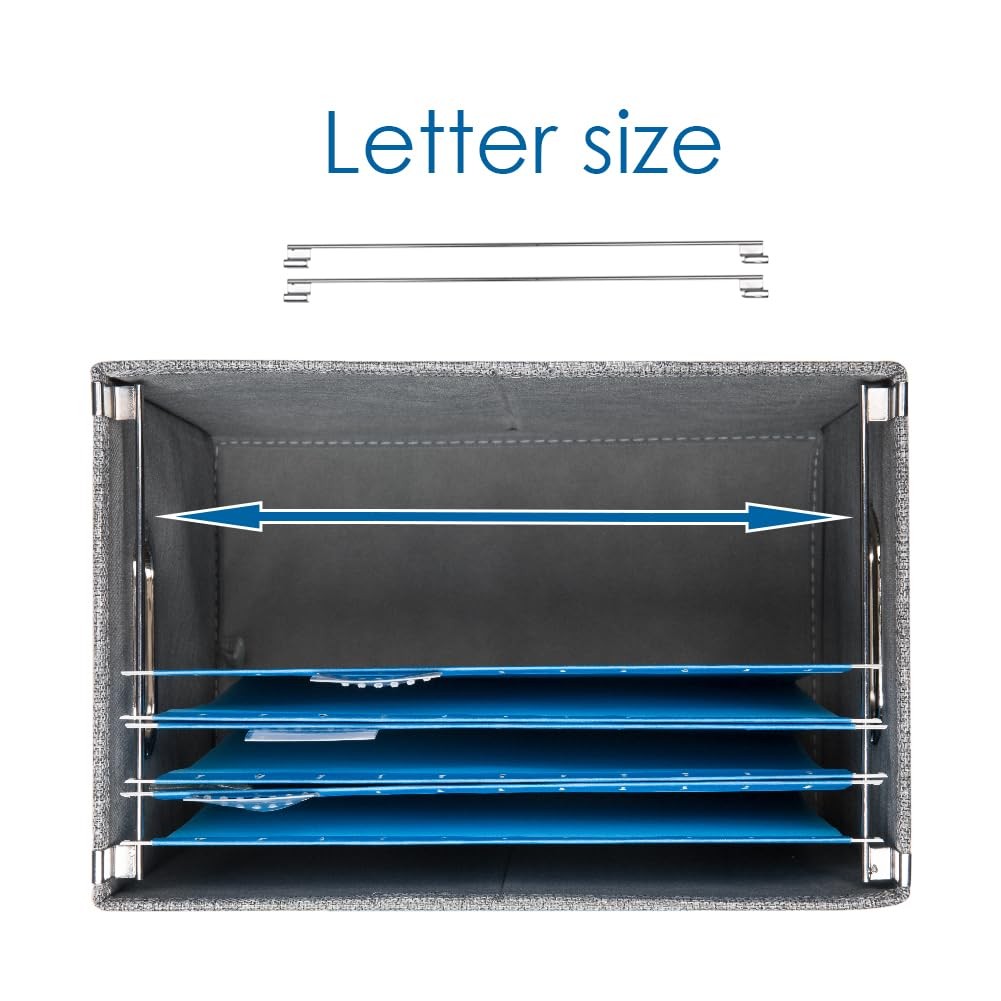 PRANDOM File Organizer Box – Set of 1 (1-pack) Without Folders, Green