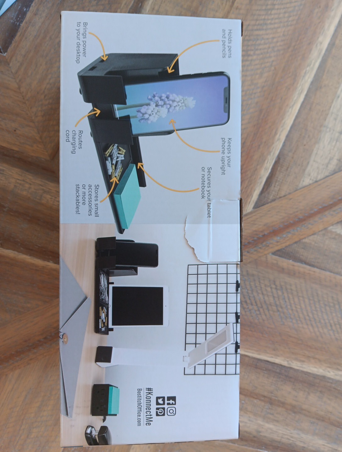 Bostitch Konnect Desktop Organizer Power Base New In Box And Power Expansion Kit