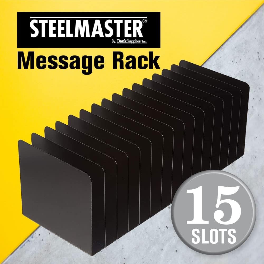 STEELMASTER Desk File Organizer | 15 Compartments | Scratch & Chip-Resistant