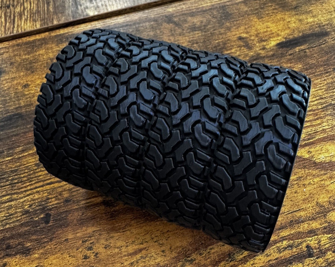 Desk Organizer Pen Pencil Tire Shaped Holder Case Office Stationery OFFROAD A/T