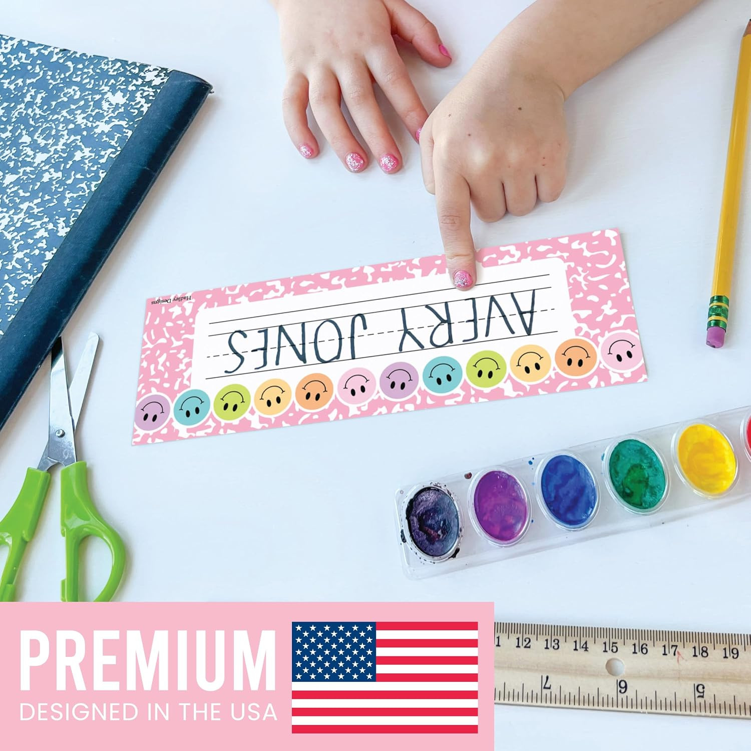 Desk Name Tags for Classroom – 36 Student Desk Name Plates for Classroom Decor,