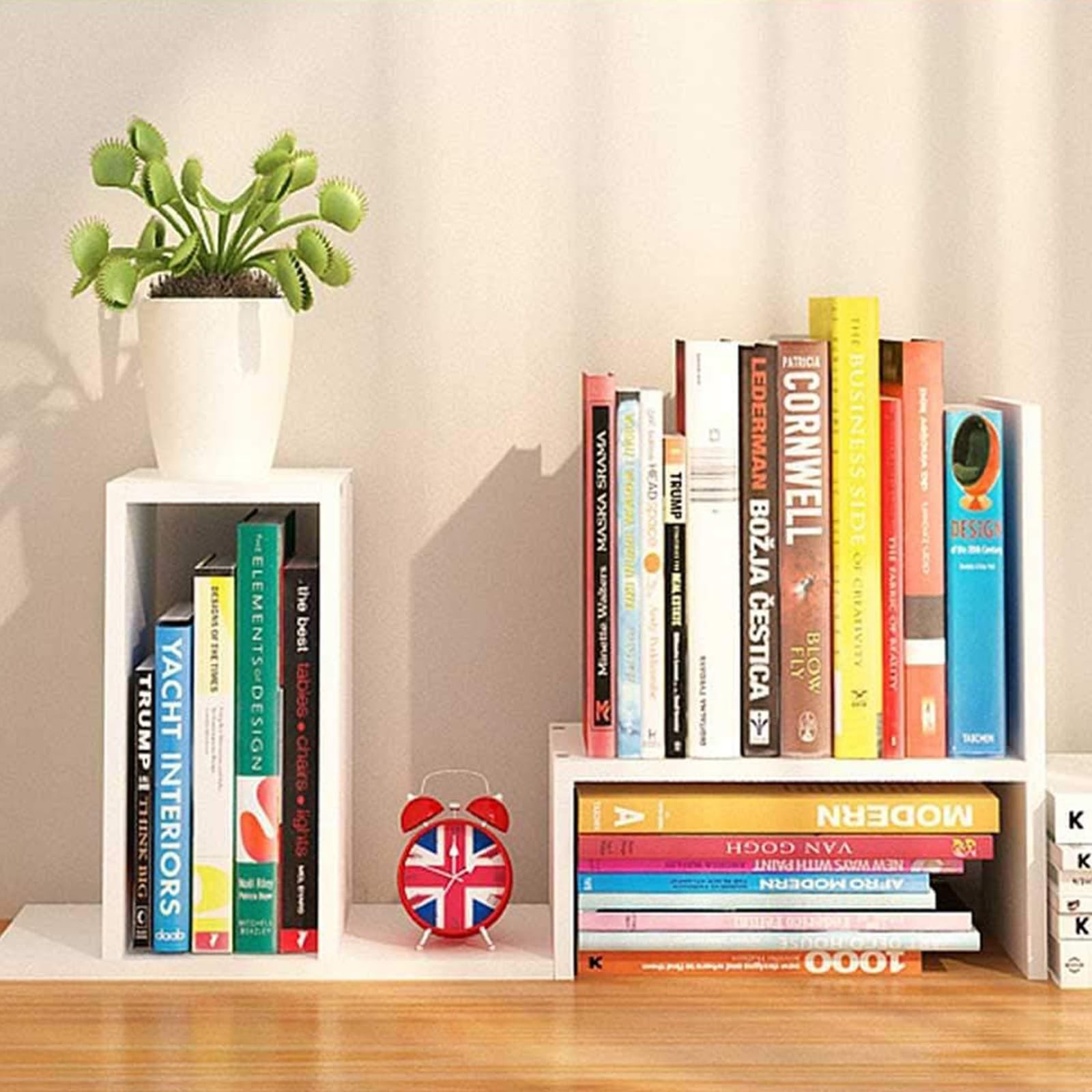 IUSEIT Desktop Shelf 17.3 inches (L) x 8.6 (W) x 3.5 (H), White
