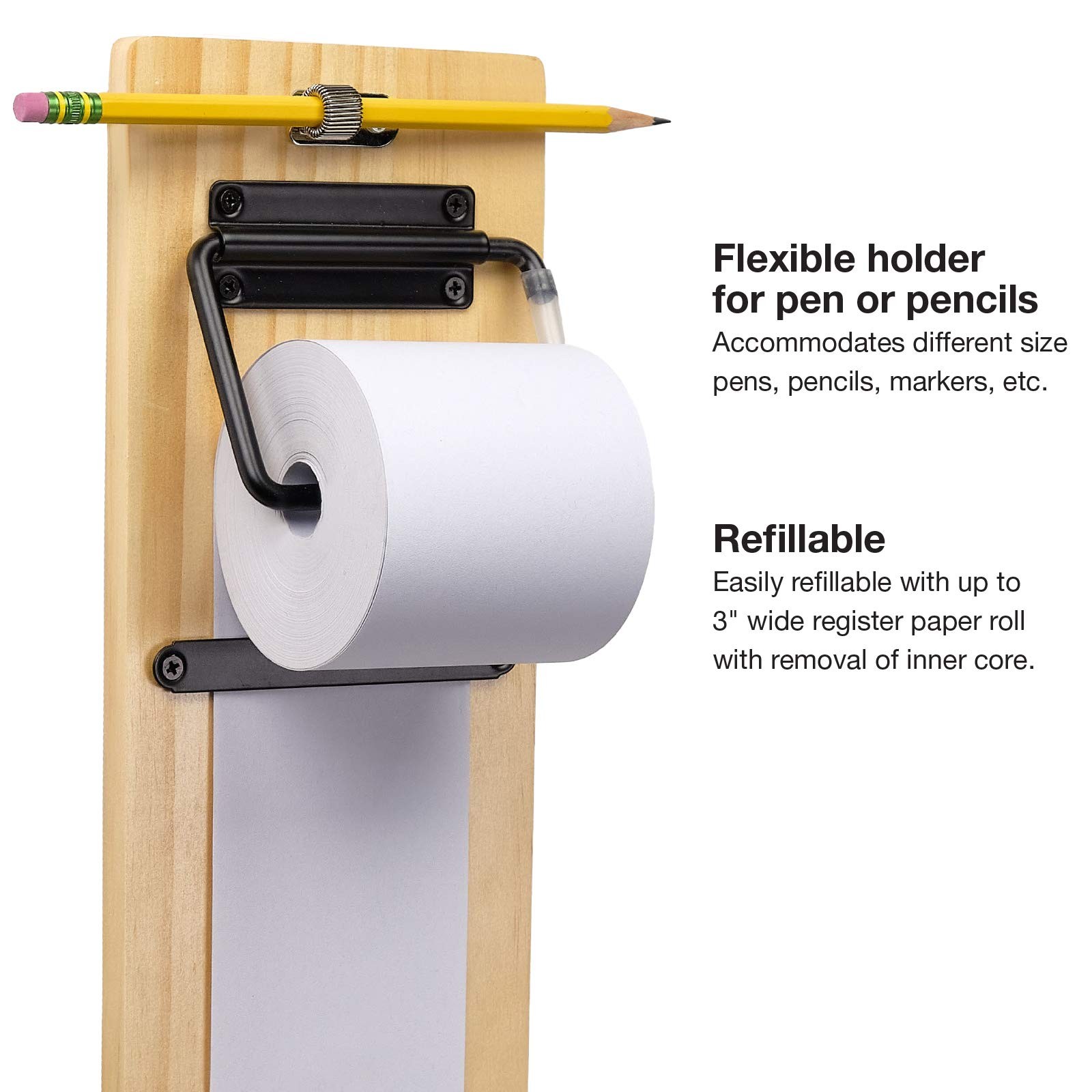 Excello Global Products Wall Mounted Note Paper Dispenser A 160 Foot Roll Of