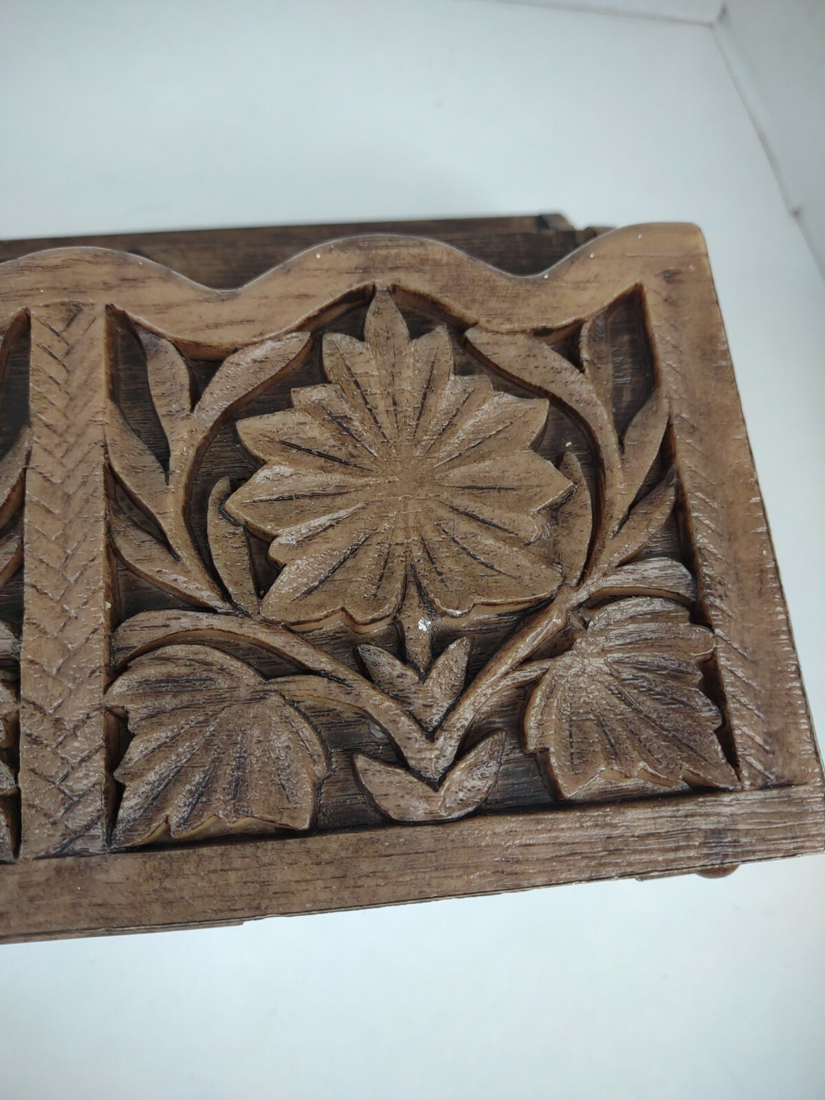 Vintage Desk Top Letter Mail File Holder Organizer Lerner Faux Wood USA