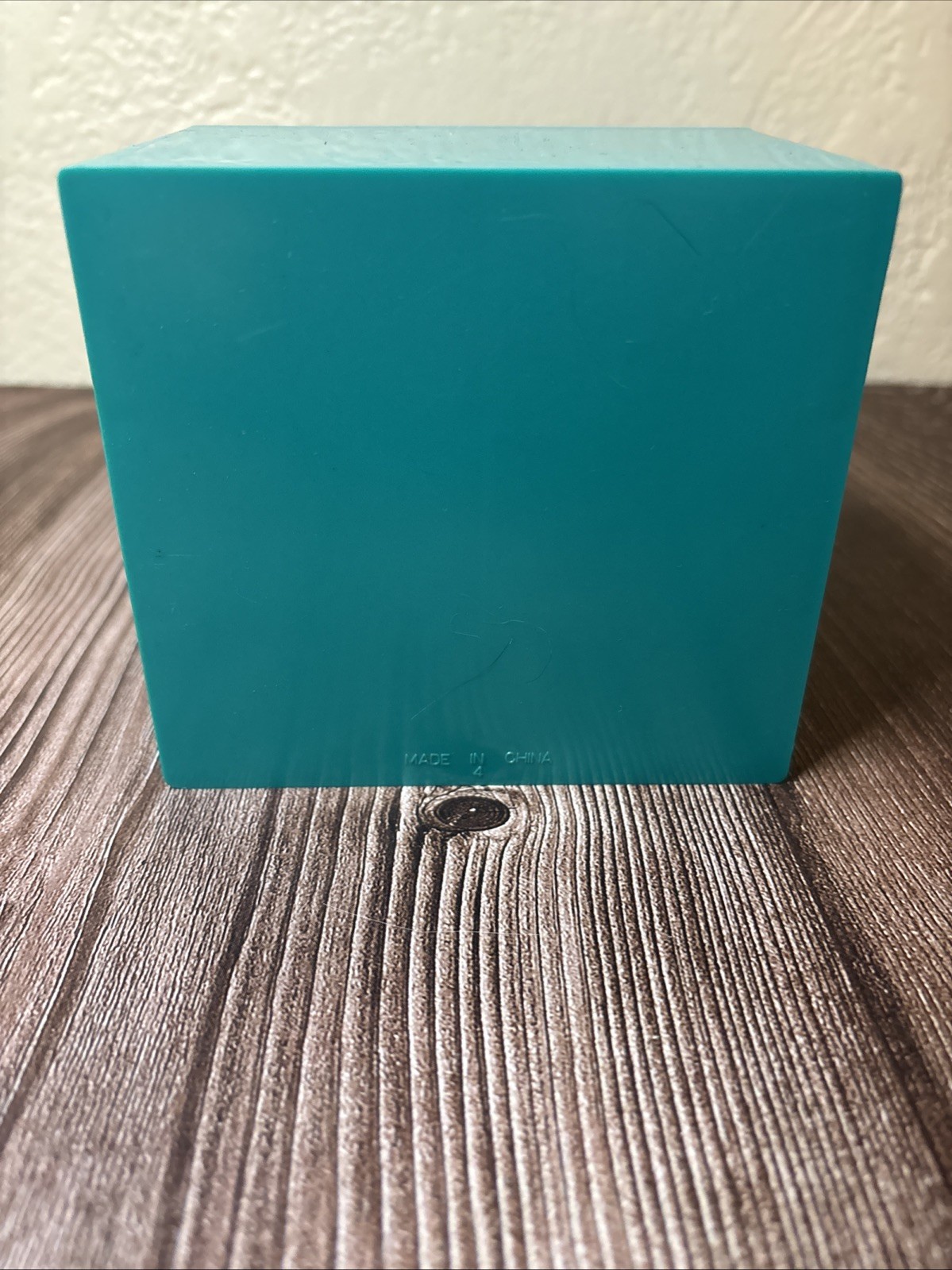 Mod Small Desk Organizer Teal w/Drawers Vintage 1980s Retro Blue Red Purple
