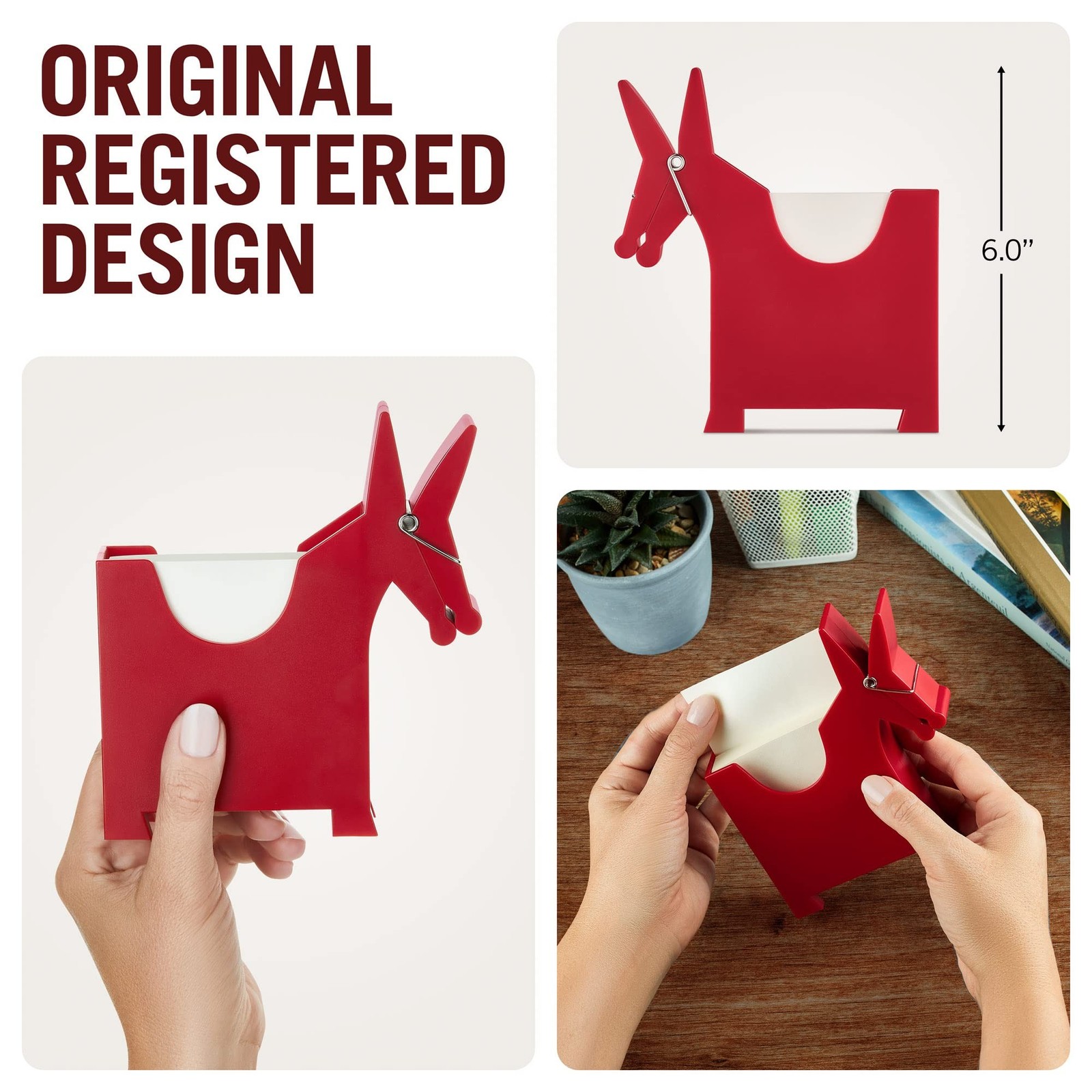 Monkey Business Morris The Donkey: Desktop Memo Holder | Cute Desk Accessorie…