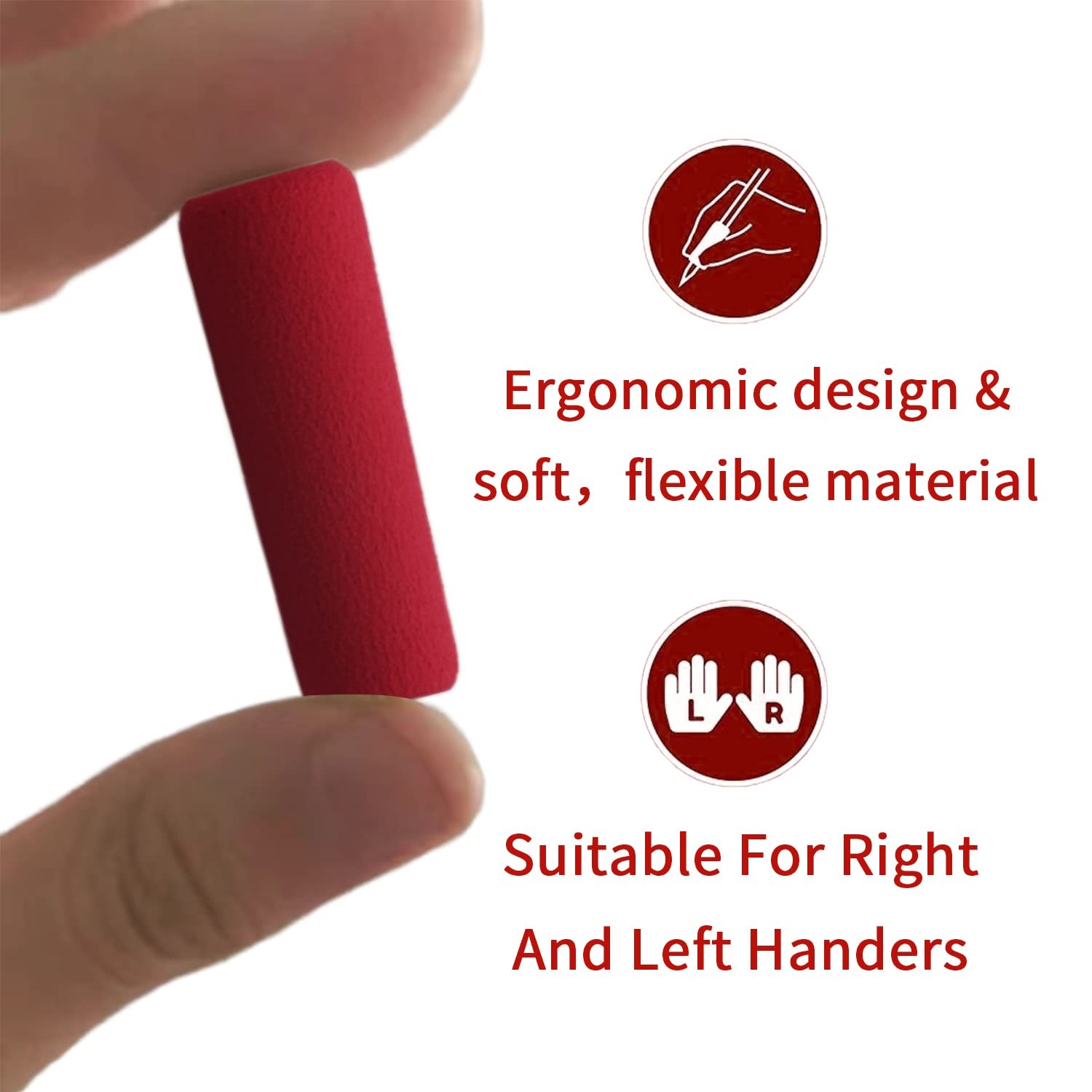 Pencil Grips,30 Pcs Pencil Grip Colorful Cushioned Pencil Handwriting Grips Writ