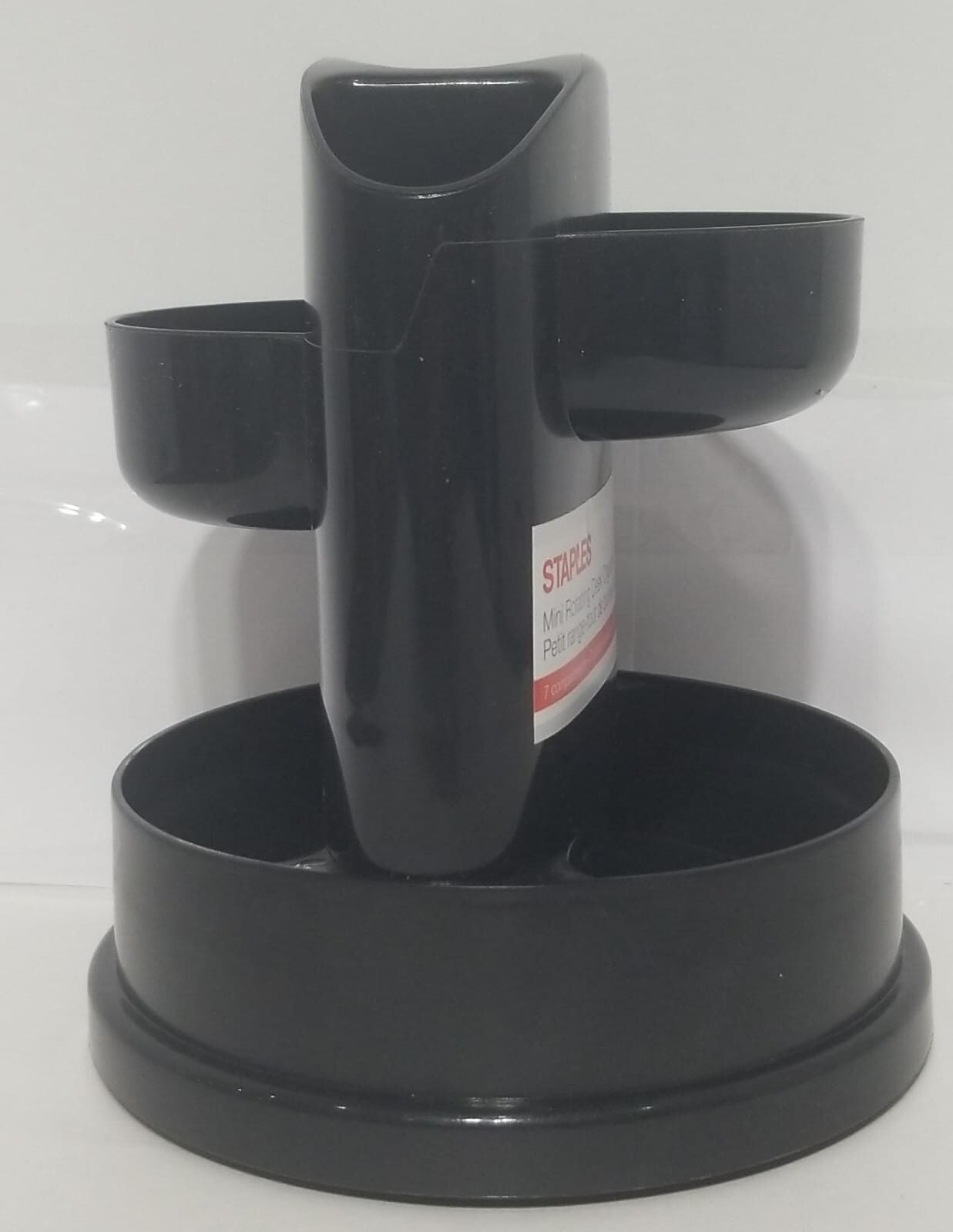 Staples 7 Compartment Mini Rotating Desk Organizer
