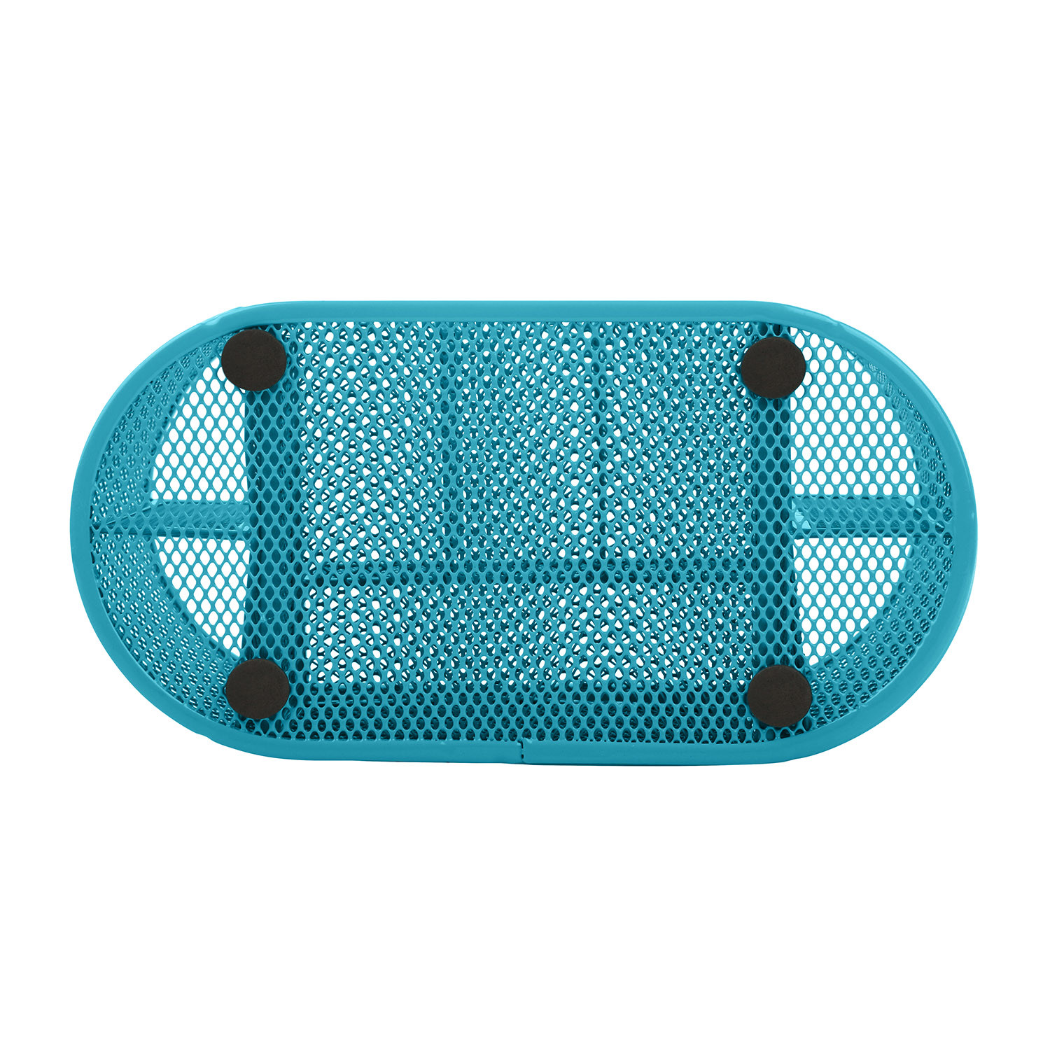 Desk Organizer Metal Mesh Office Pen Pencil Holder Storage Desktop Tray Blue