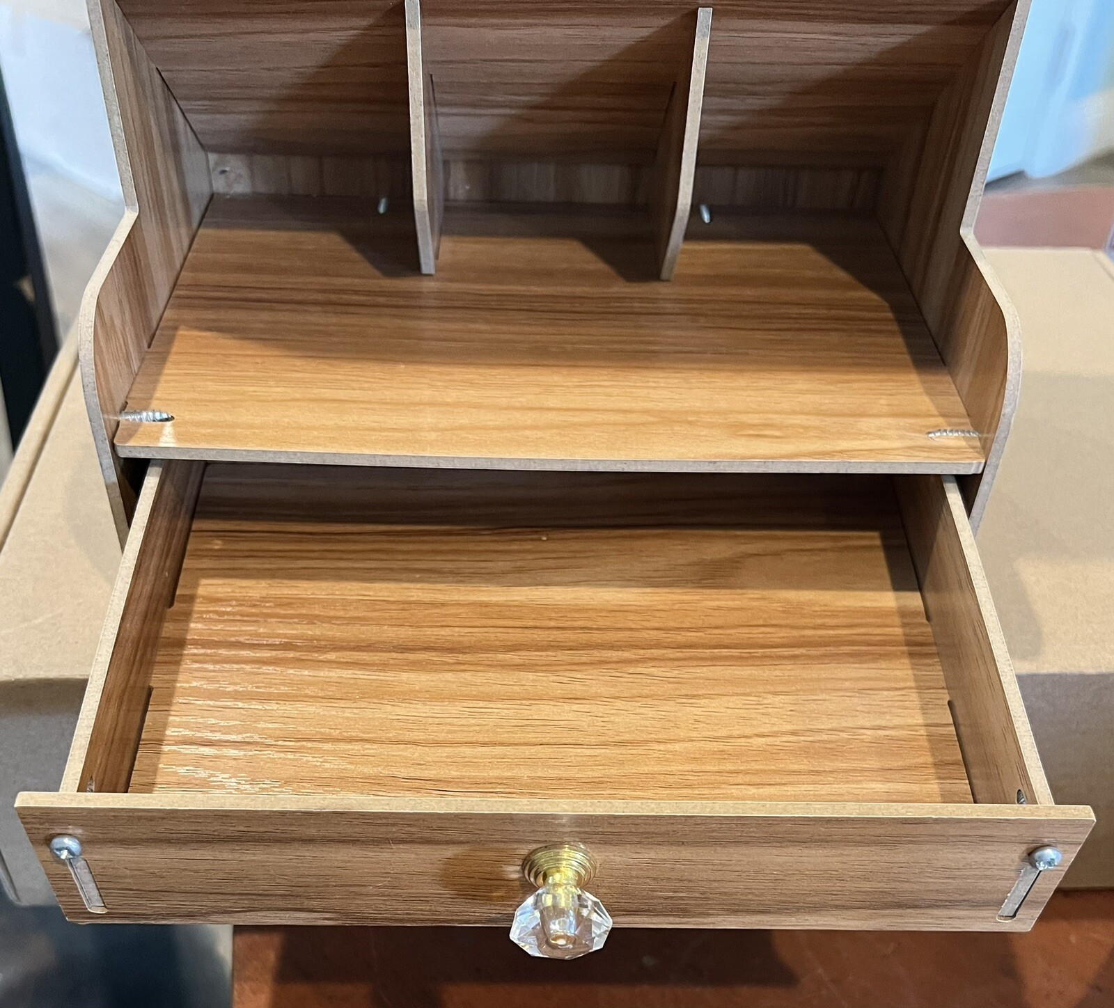 Multi Compartment Drawing Pen Holder with Drawer – A0095