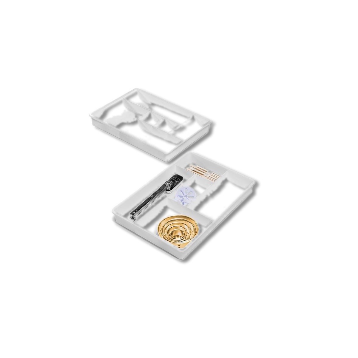 Madesmart 2.6 in X 7.5 in X 10.75 in Plastic Drawer Organizer 13111