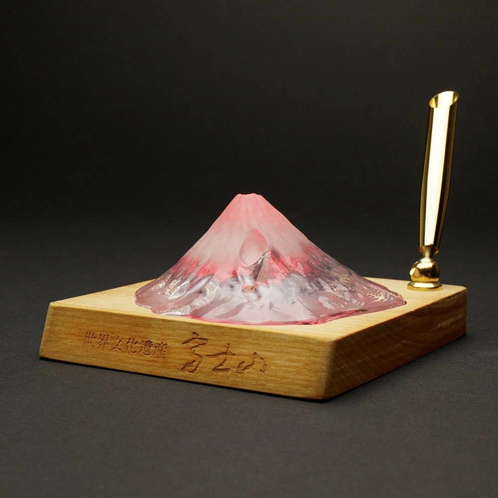 Color-changing Mt. Fuji pen stand Real craft Mt. Fuji NEW JAPAN F/S