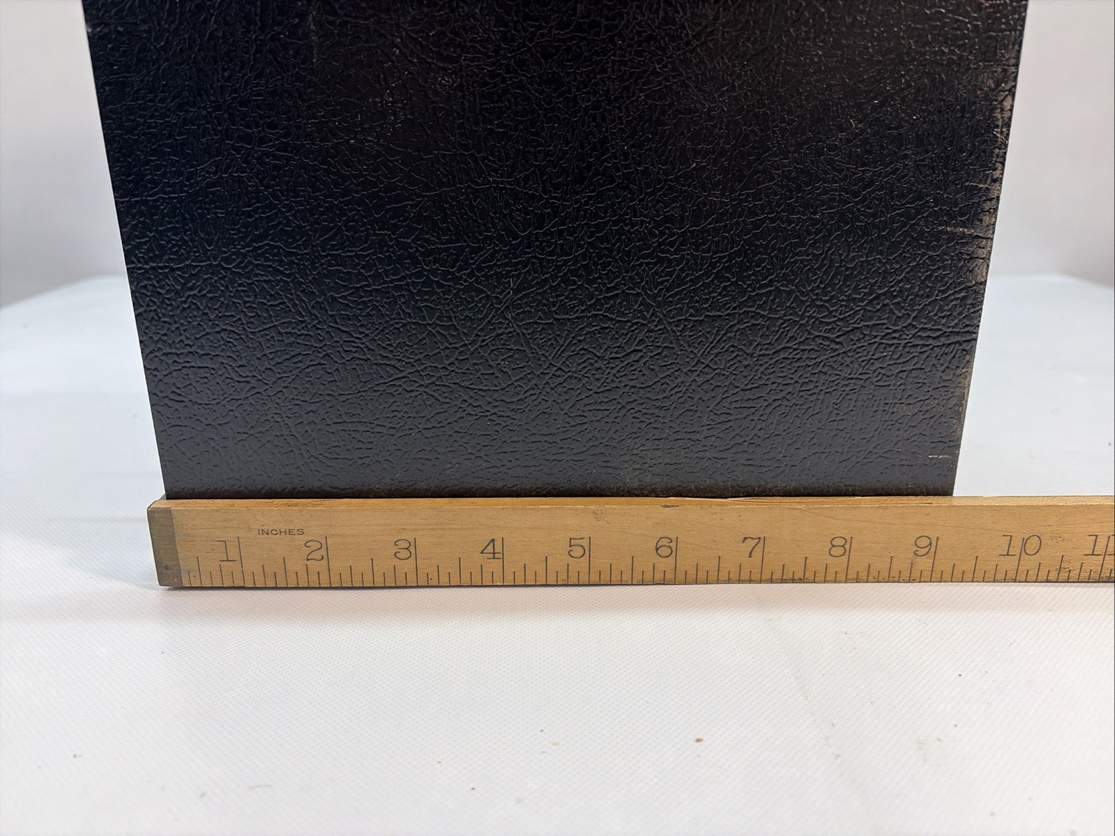 Vtg Steel Vertical Desktop File Organizer Black 5-Slot Adjustable Buddy MCM