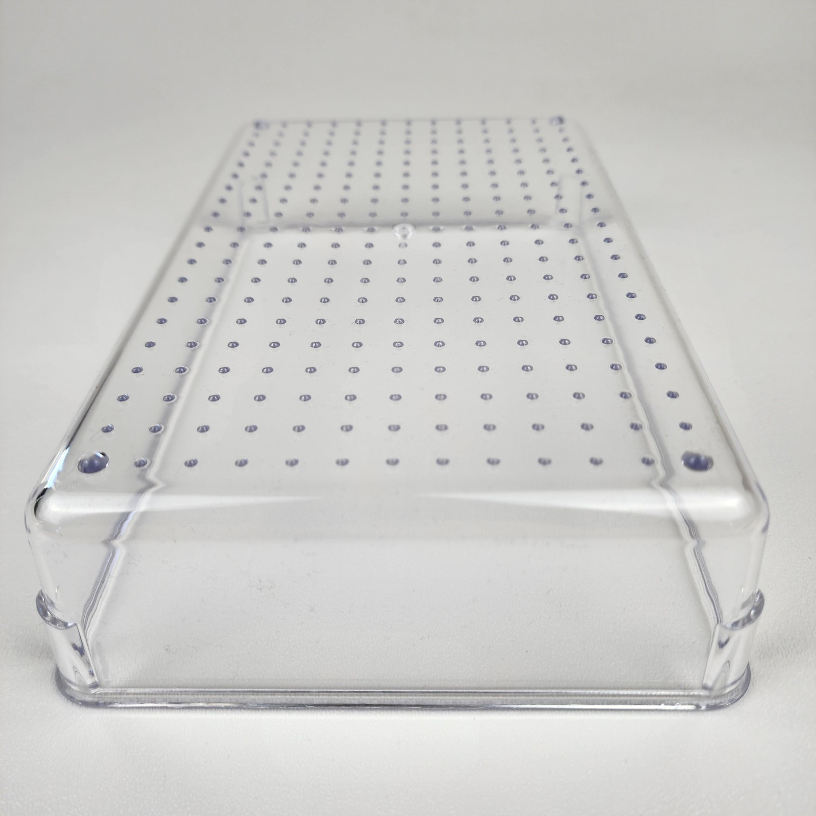 4 Pack Clear Drawer Organizer Tray Set Plastic Storage Bins Desk Kitchen Bathroo