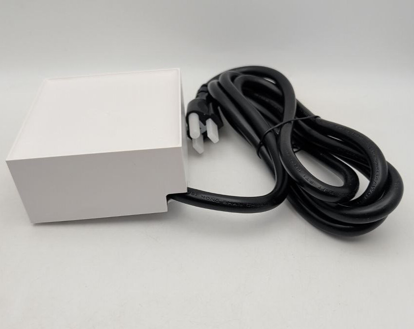 Bostitch Konnect Power Hub With Two AC Outlets For Office Desk Workspace White