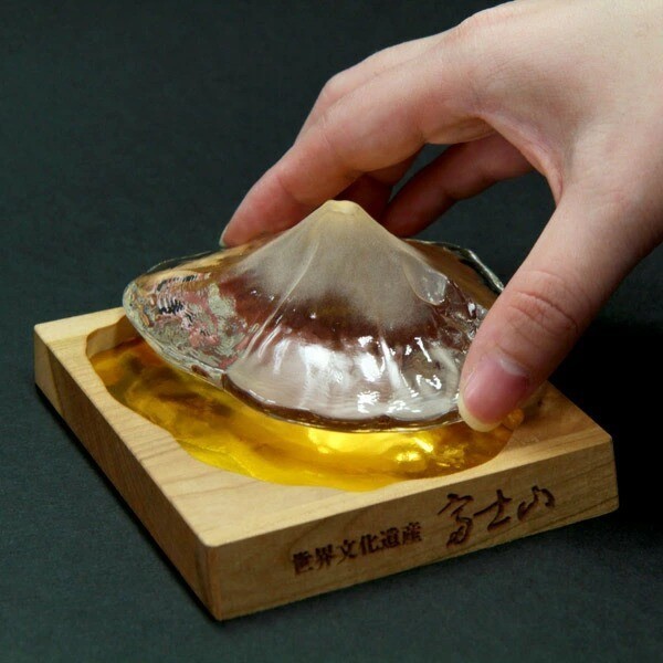 Color-changing Mt. Fuji pen stand Real craft Mt. Fuji NEW JAPAN F/S