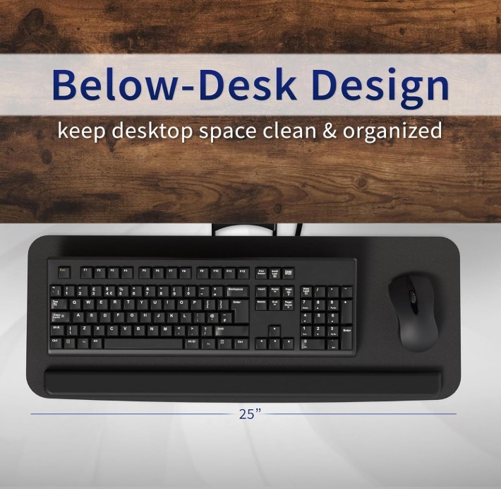 BRAND NEW VIVO ADJUSTABLE COMPUTER KEYBOARD & MOUSE TRAY